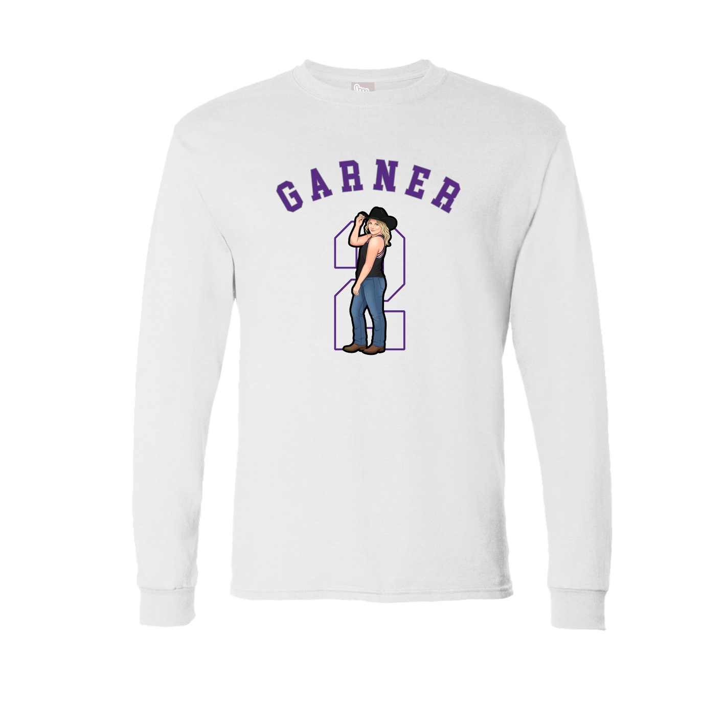 Long Sleeve Tee — Shirsey Arch in White