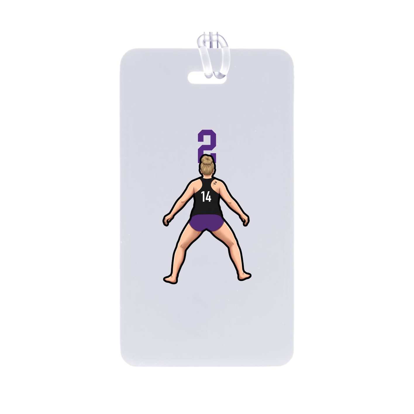 Bag Tag — Number Top in Classic