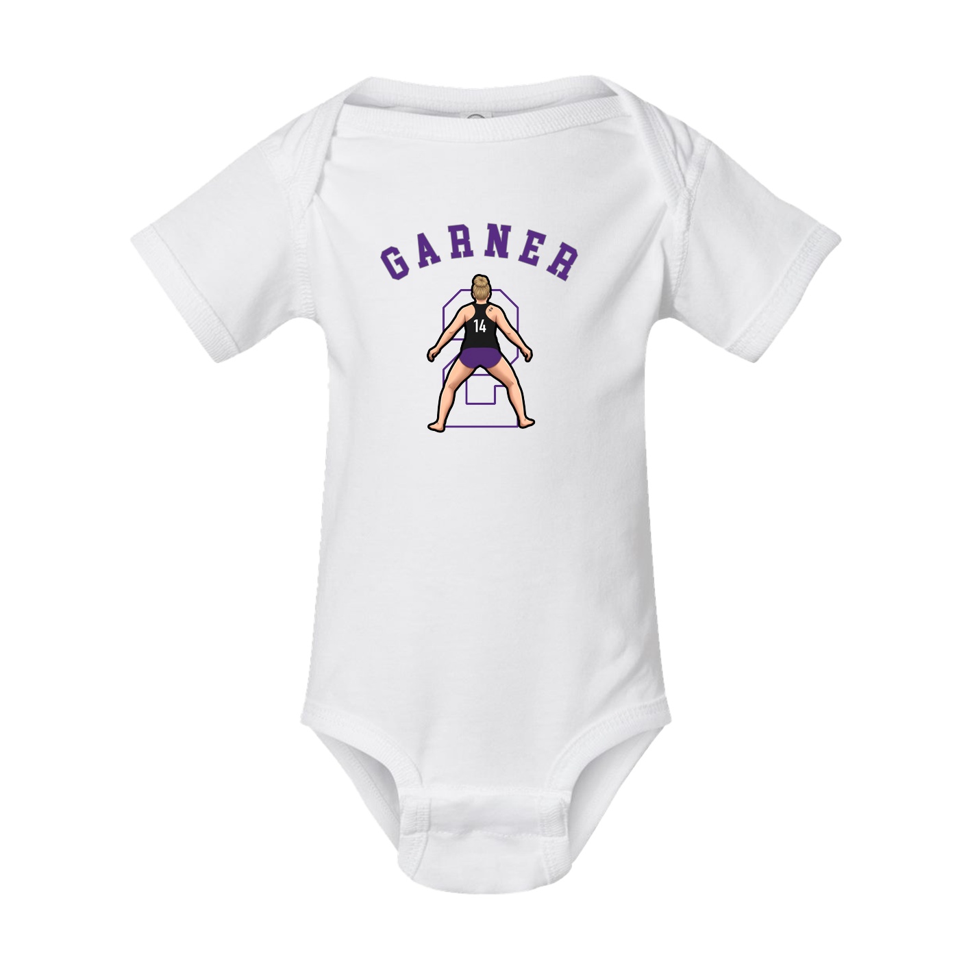 Baby Onesie — Shirsey Arch in White