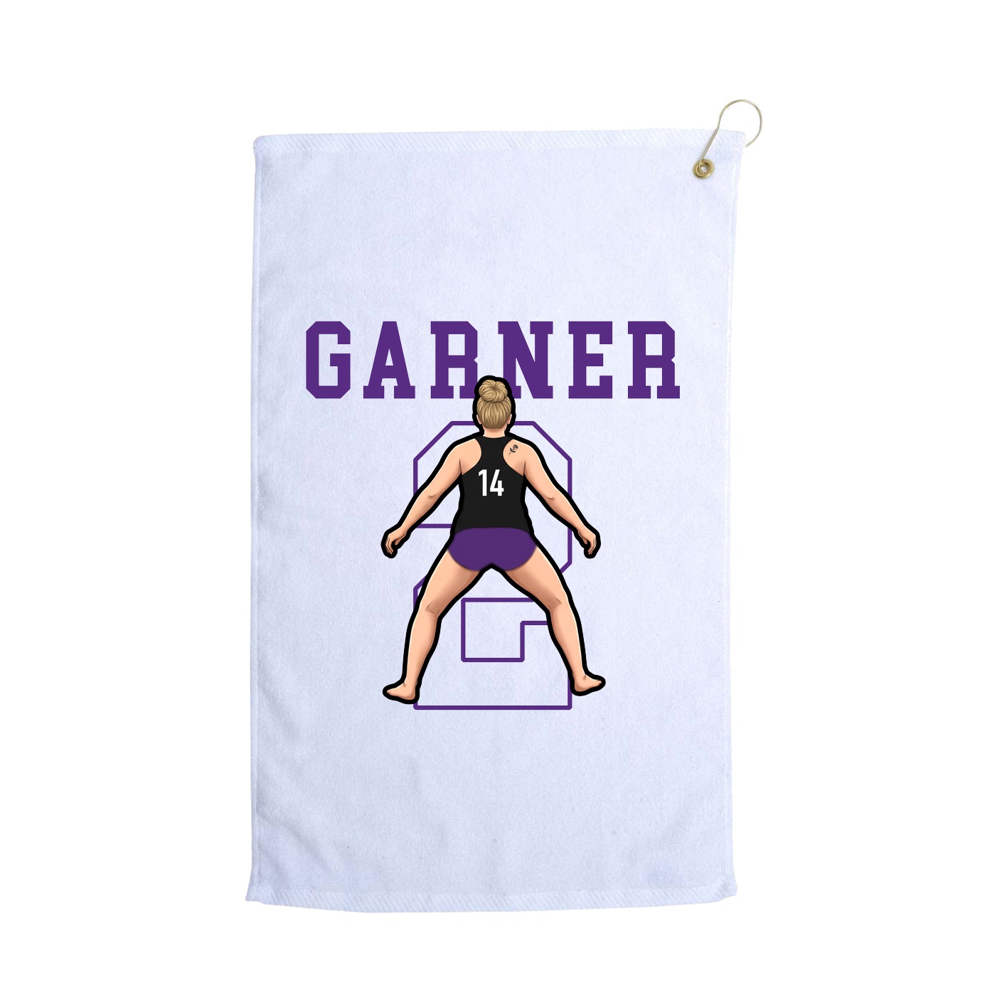 Golf Towel — Shirsey in White