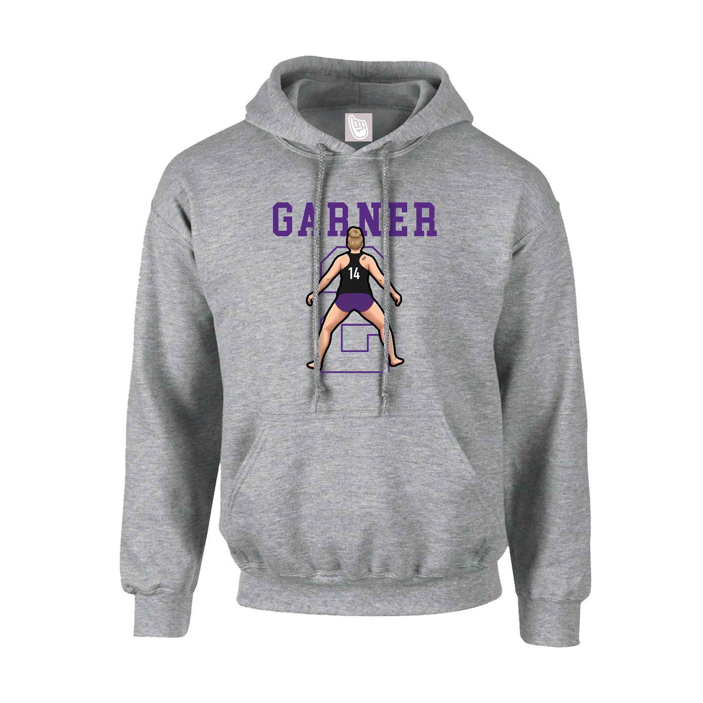 Hoodie — Shirsey in Grey