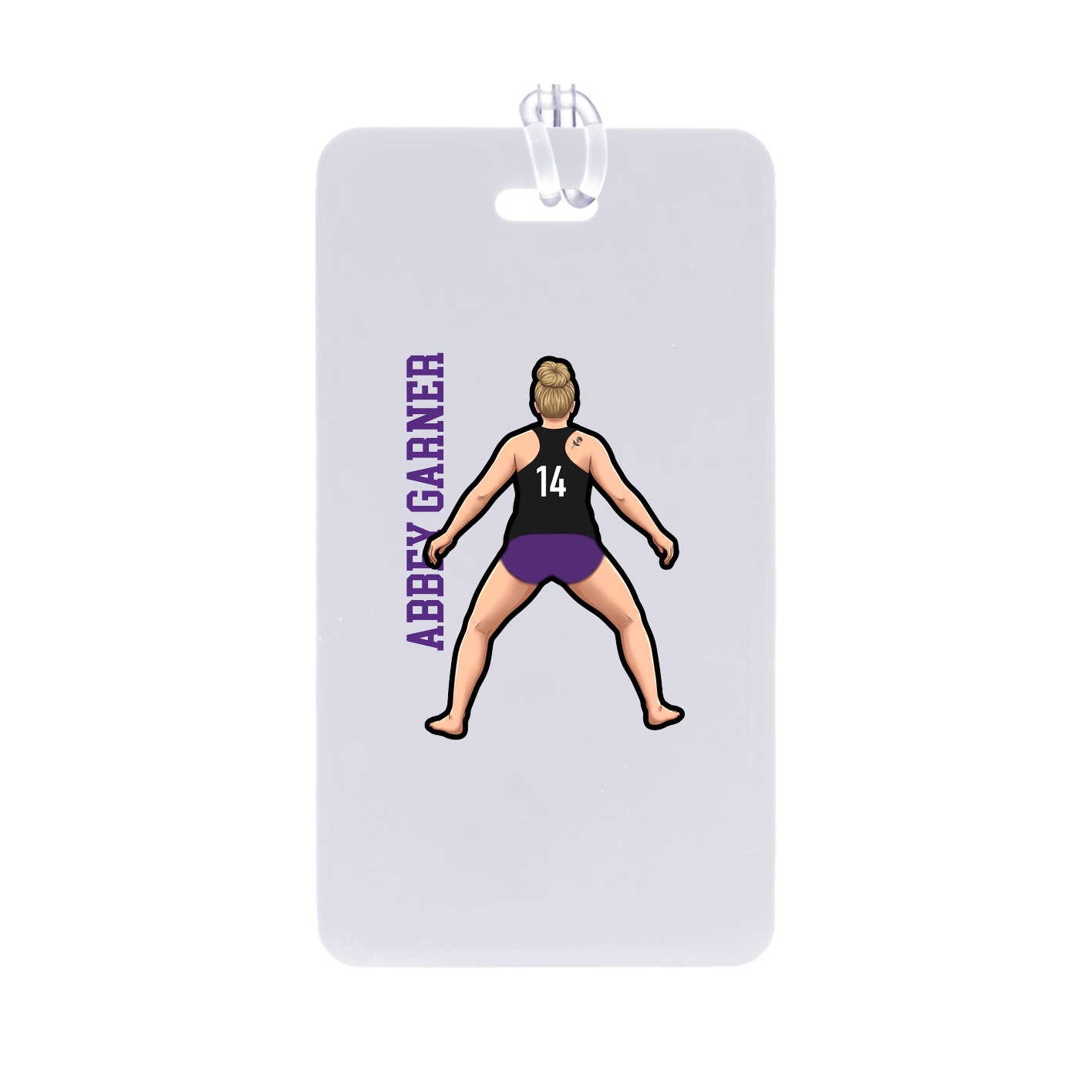 Bag Tag — Name Vertical in Classic