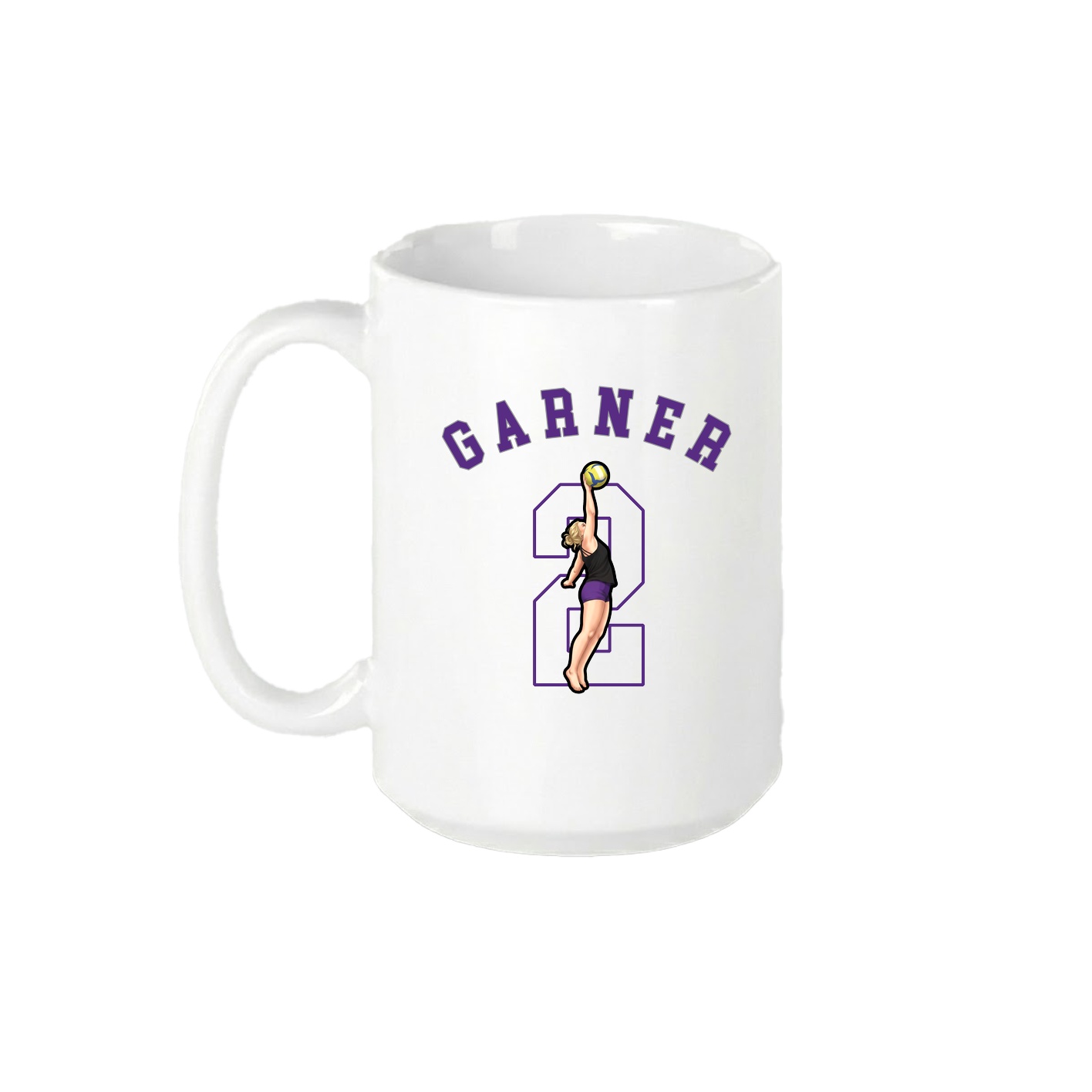 15oz Coffee Mug — Shirsey Arch in White