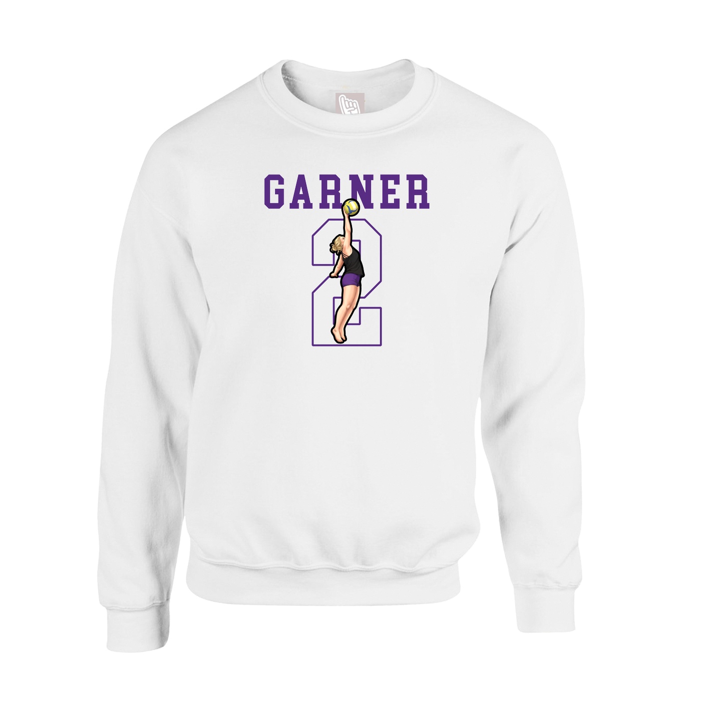 Fleece Crew — Shirsey in White
