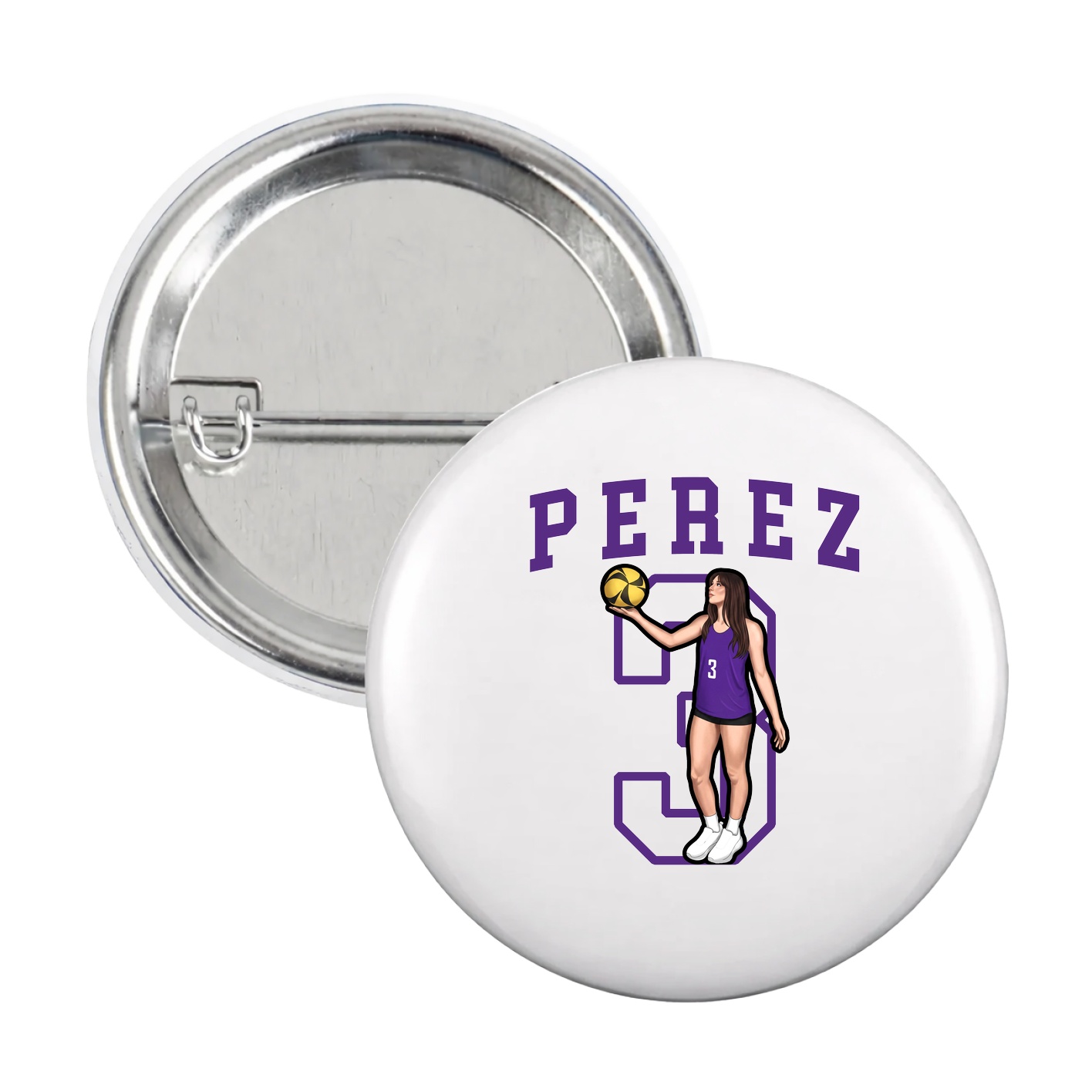 Game Day Button — Shirsey in White