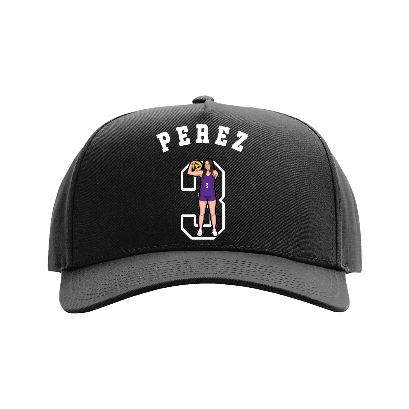 Full Fabric Five-Panel Champ Cap