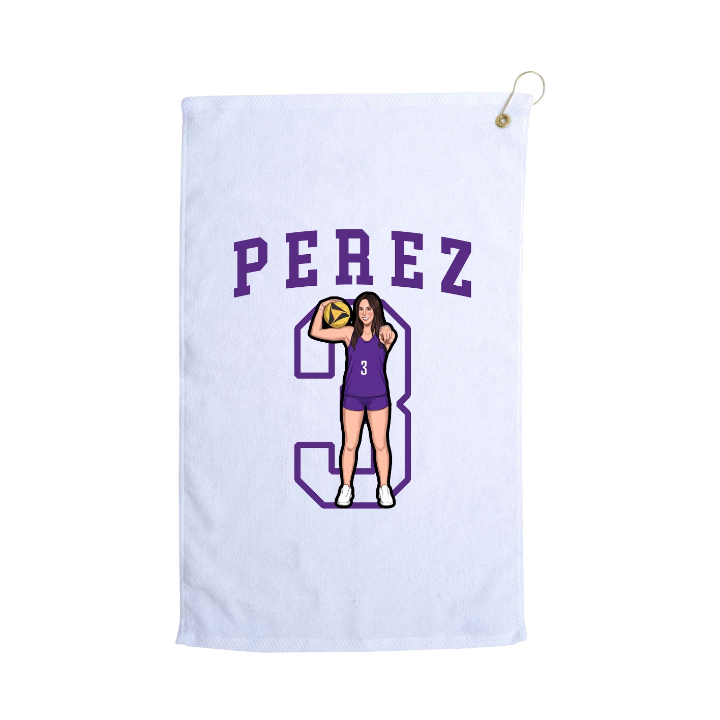 Golf Towel — Shirsey in White