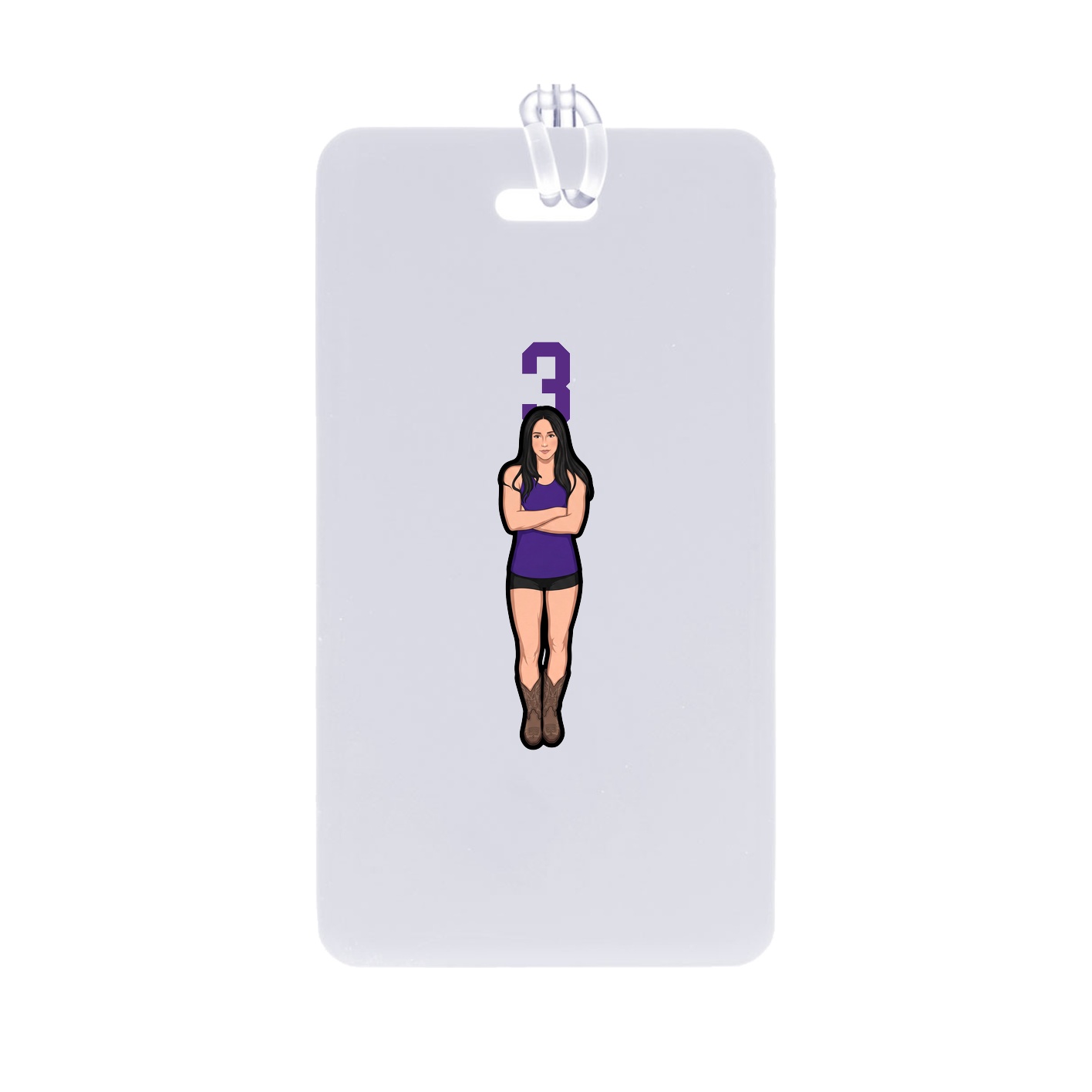 Bag Tag — Number Top in Classic