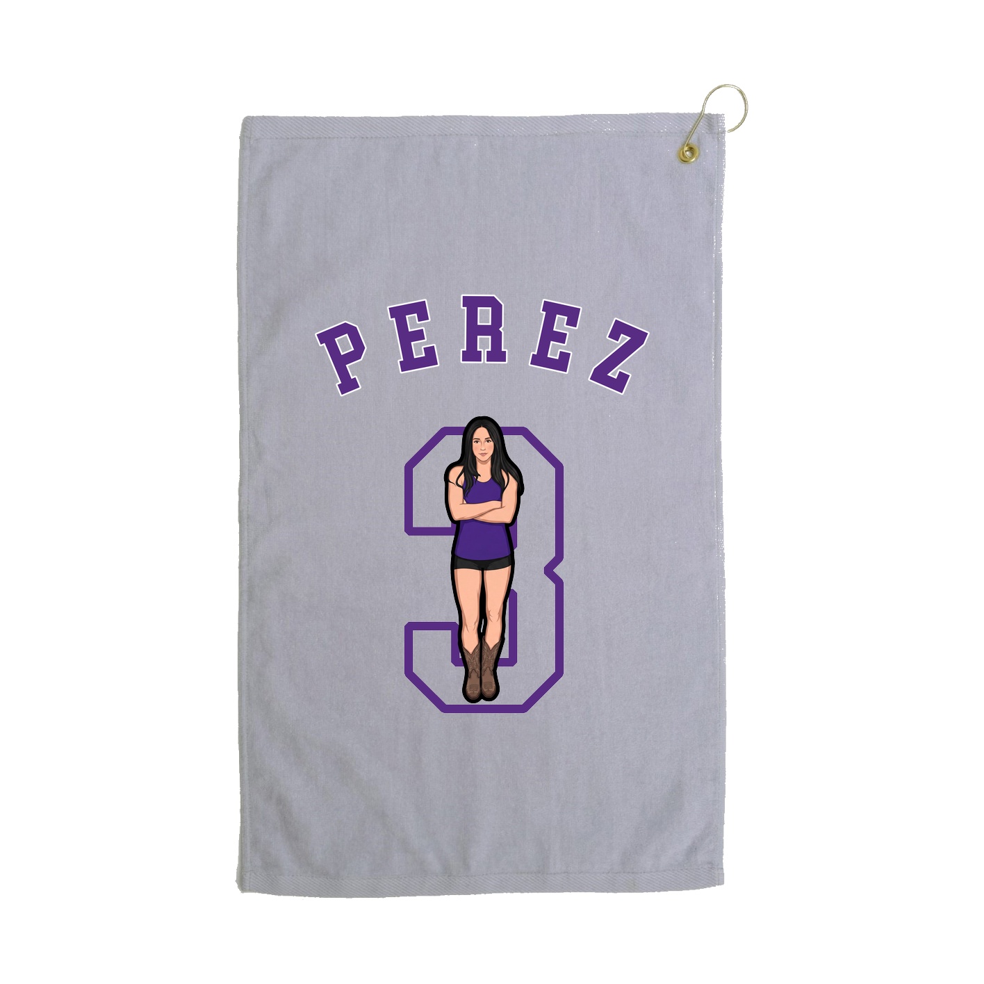 Golf Towel — Shirsey Arch in Grey