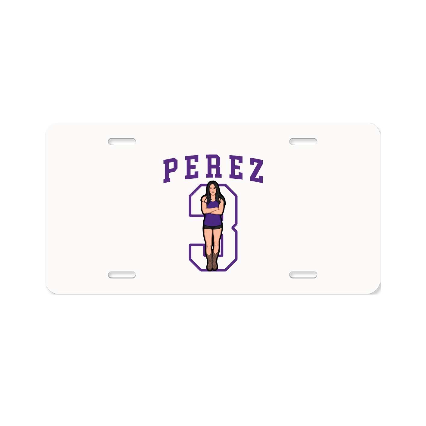 Aluminum License Plate