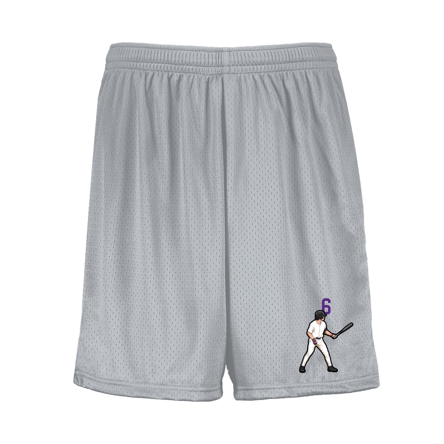 Shorts — Number Top in Silver