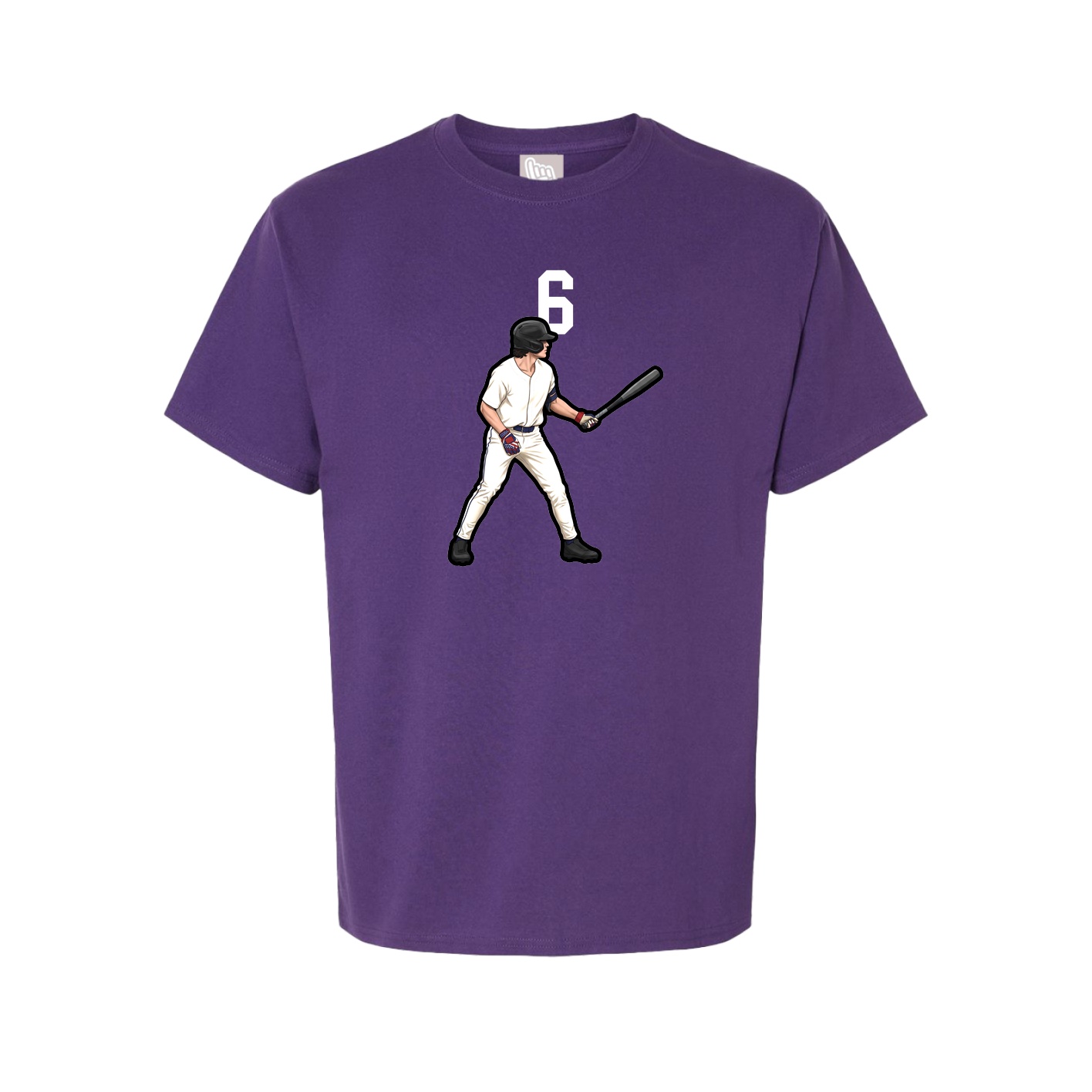 Tee — Number Top in Purple