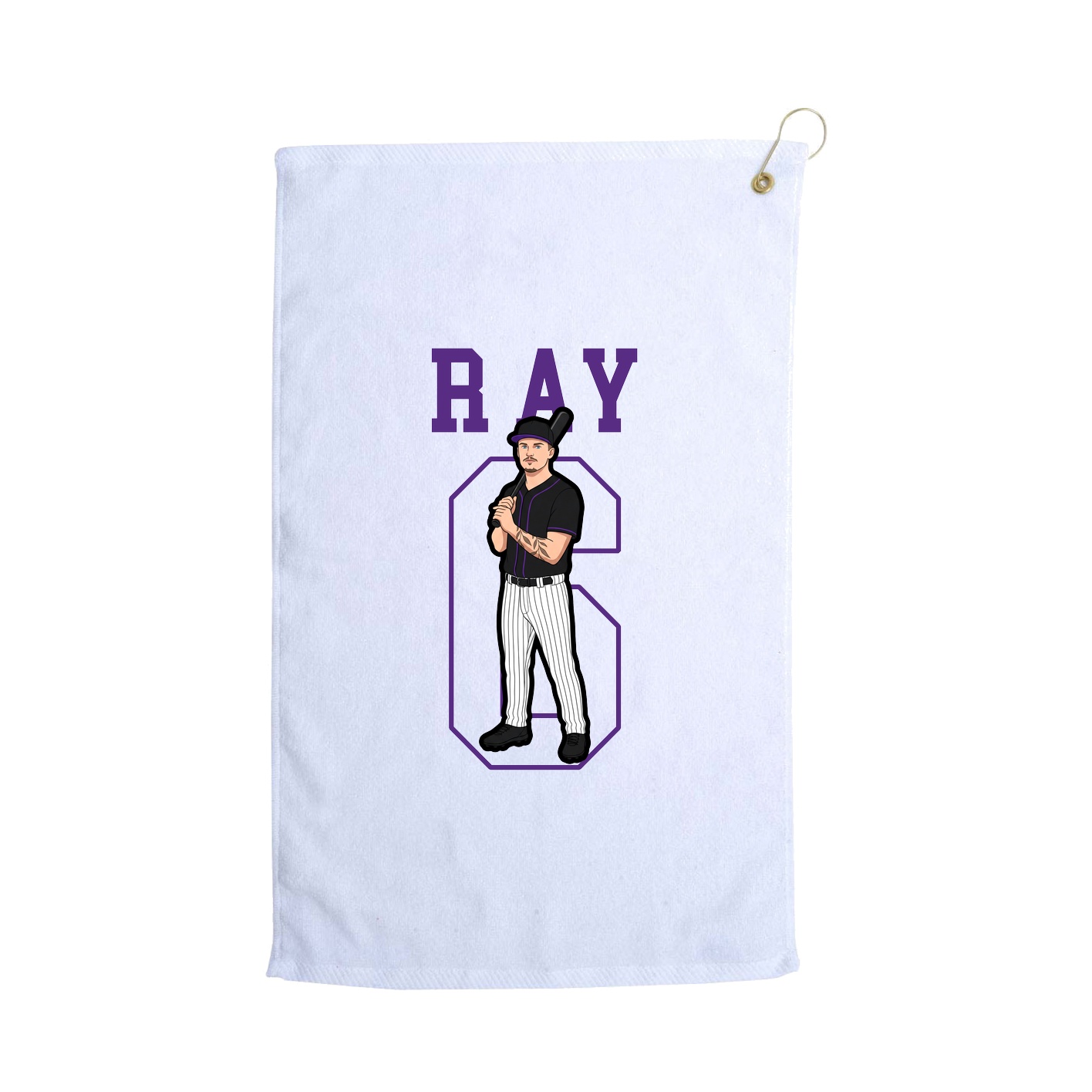 Golf Towel — Shirsey in White