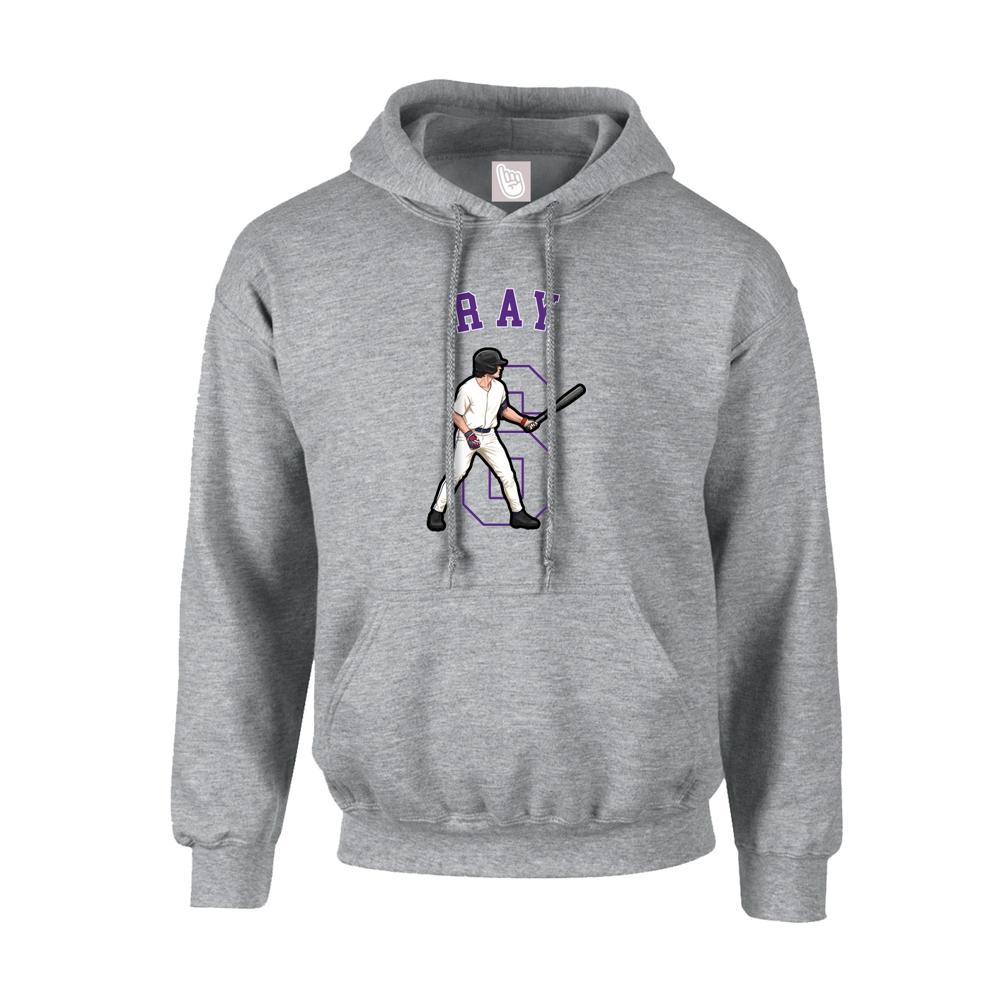Youth Hoodie — Shirsey Arch in Grey