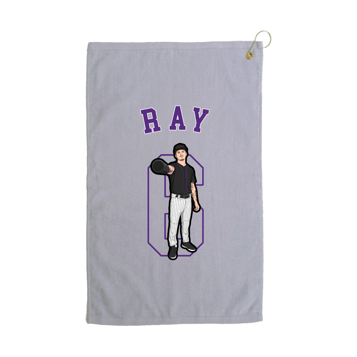 Golf Towel — Shirsey Arch in Grey