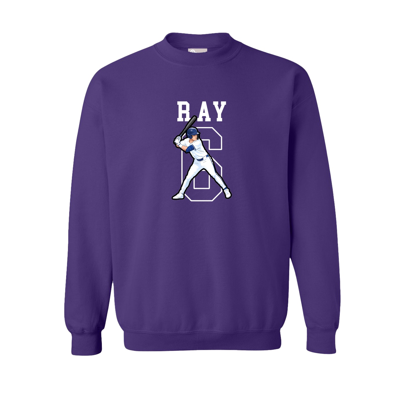 Fleece Crew — Shirsey in Purple