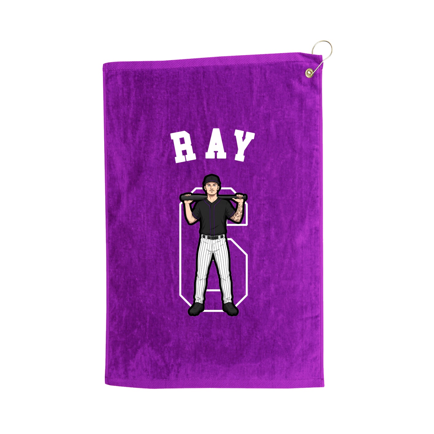 Golf Towel — Shirsey Arch in Purple