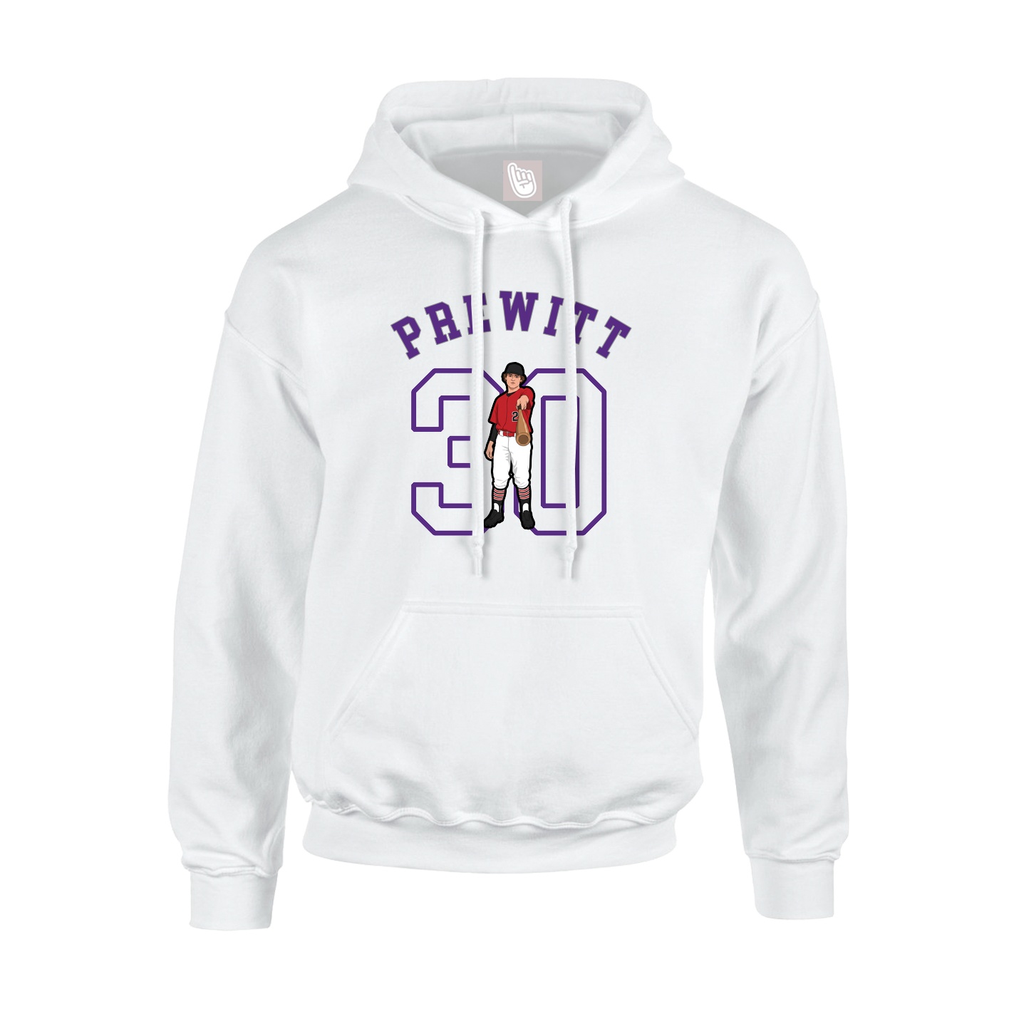 Youth Hoodie — Shirsey Arch in White