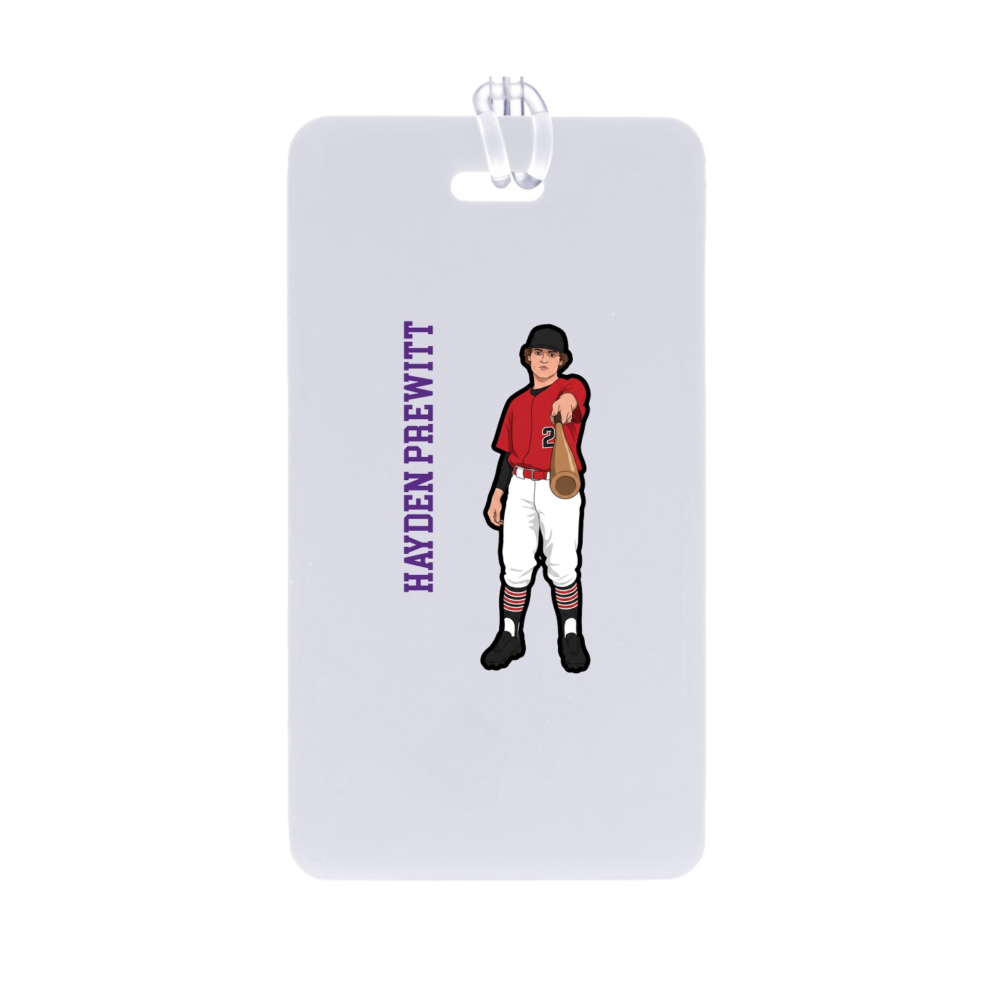 Bag Tag — Name Vertical in Classic