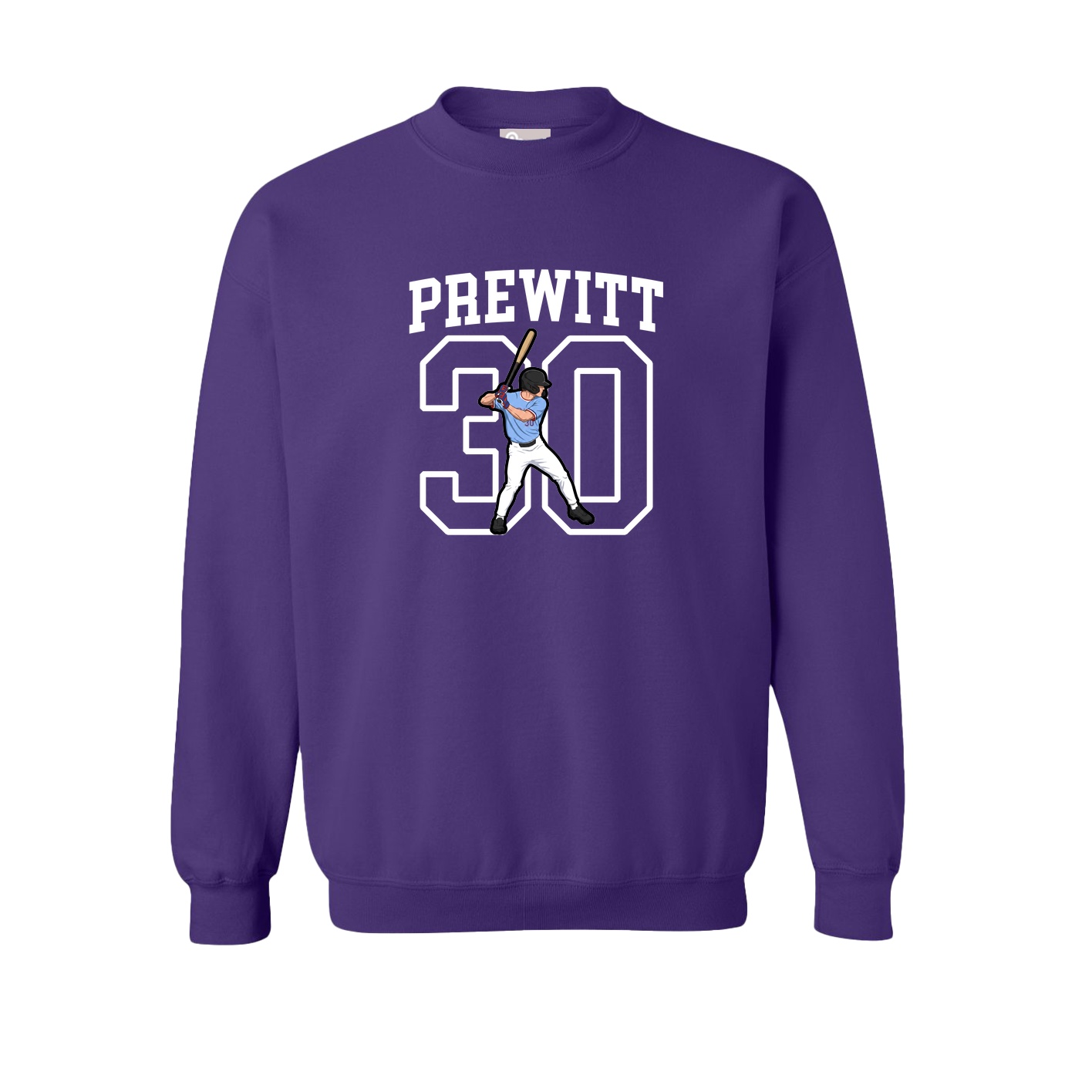 Fleece Crew — Shirsey in Purple