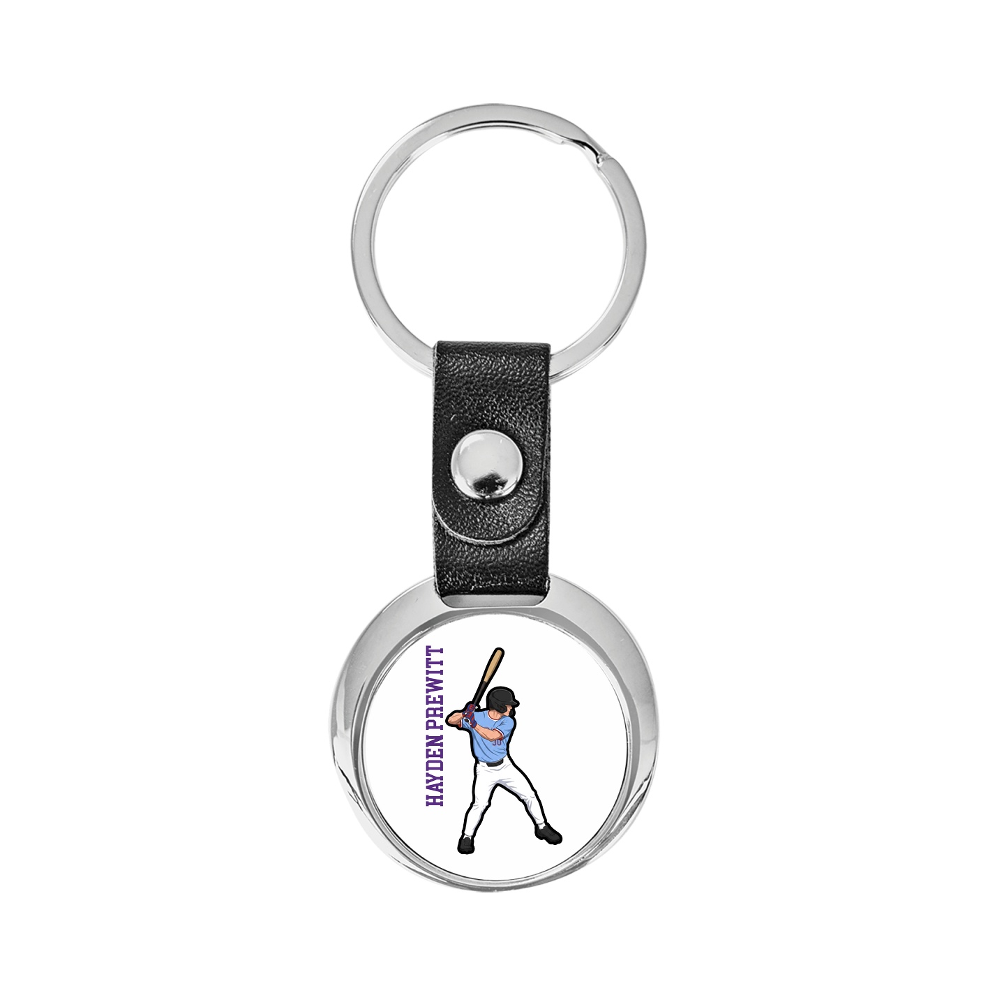 Key Chain — Name Vertical in Classic