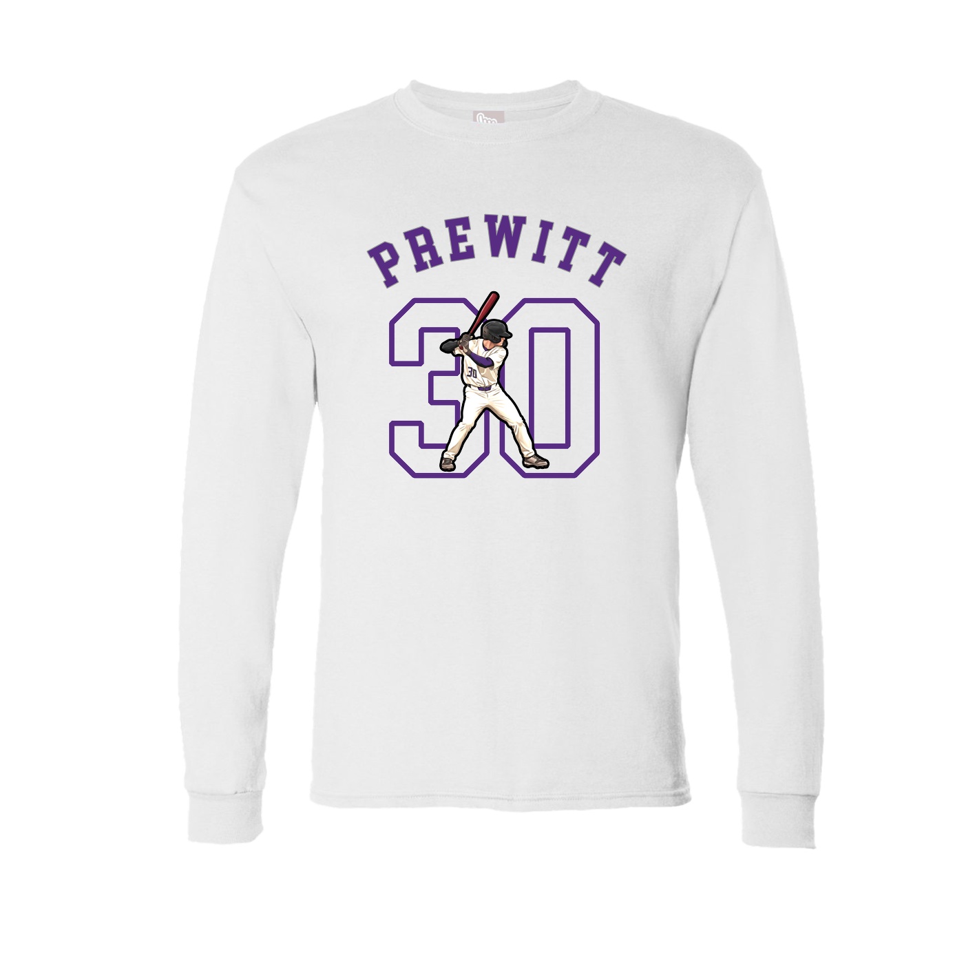 Long Sleeve Tee — Shirsey Arch in White