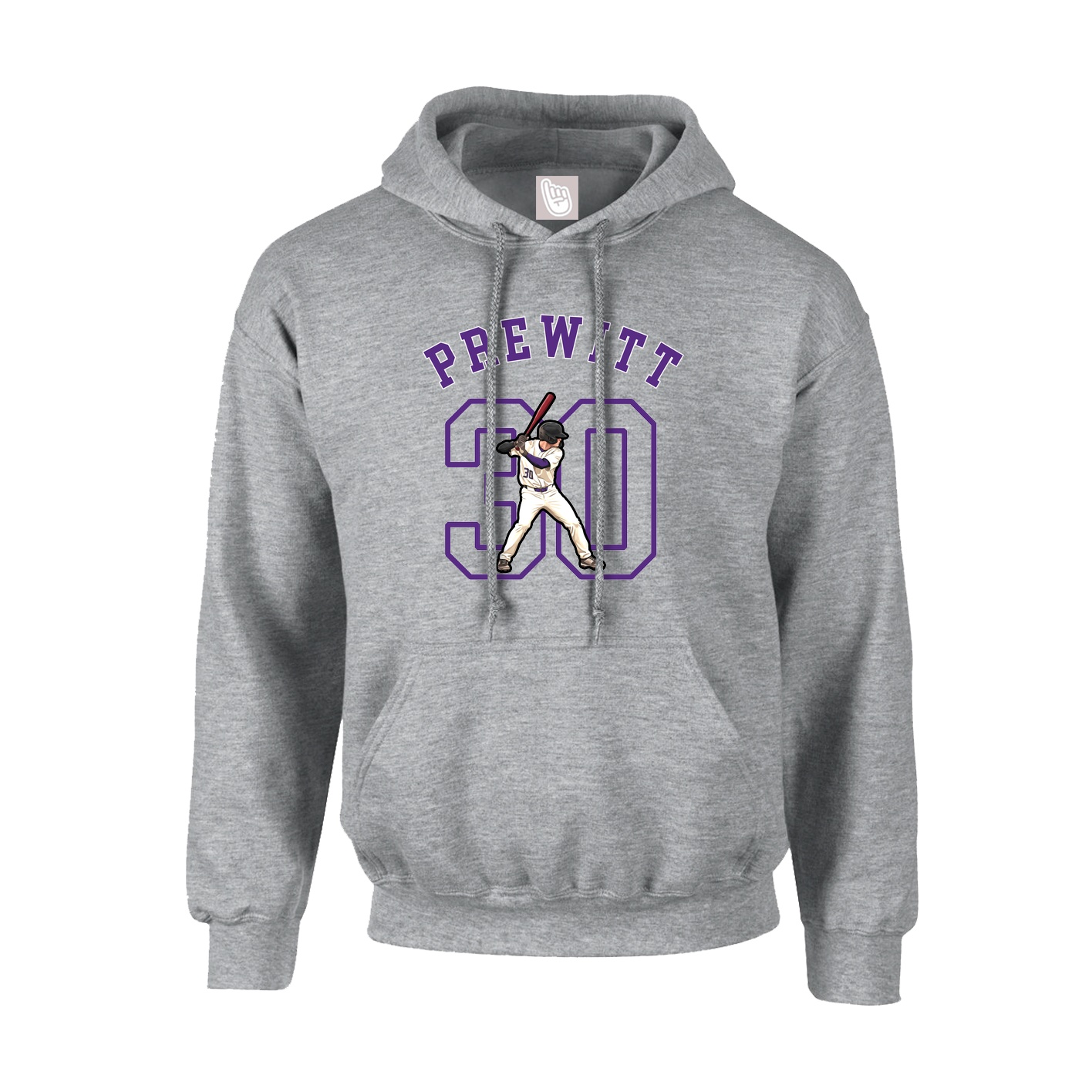 Youth Hoodie — Shirsey Arch in Grey