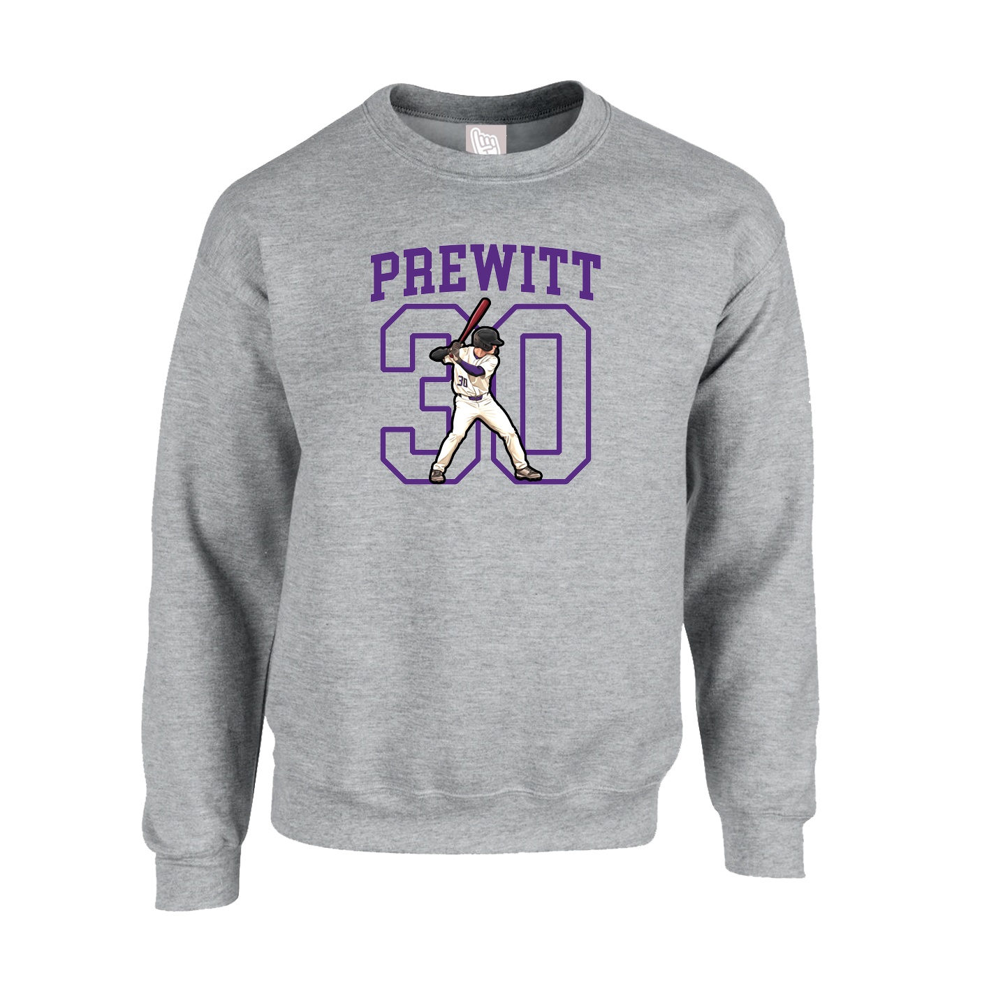 Fleece Crew — Shirsey in Grey