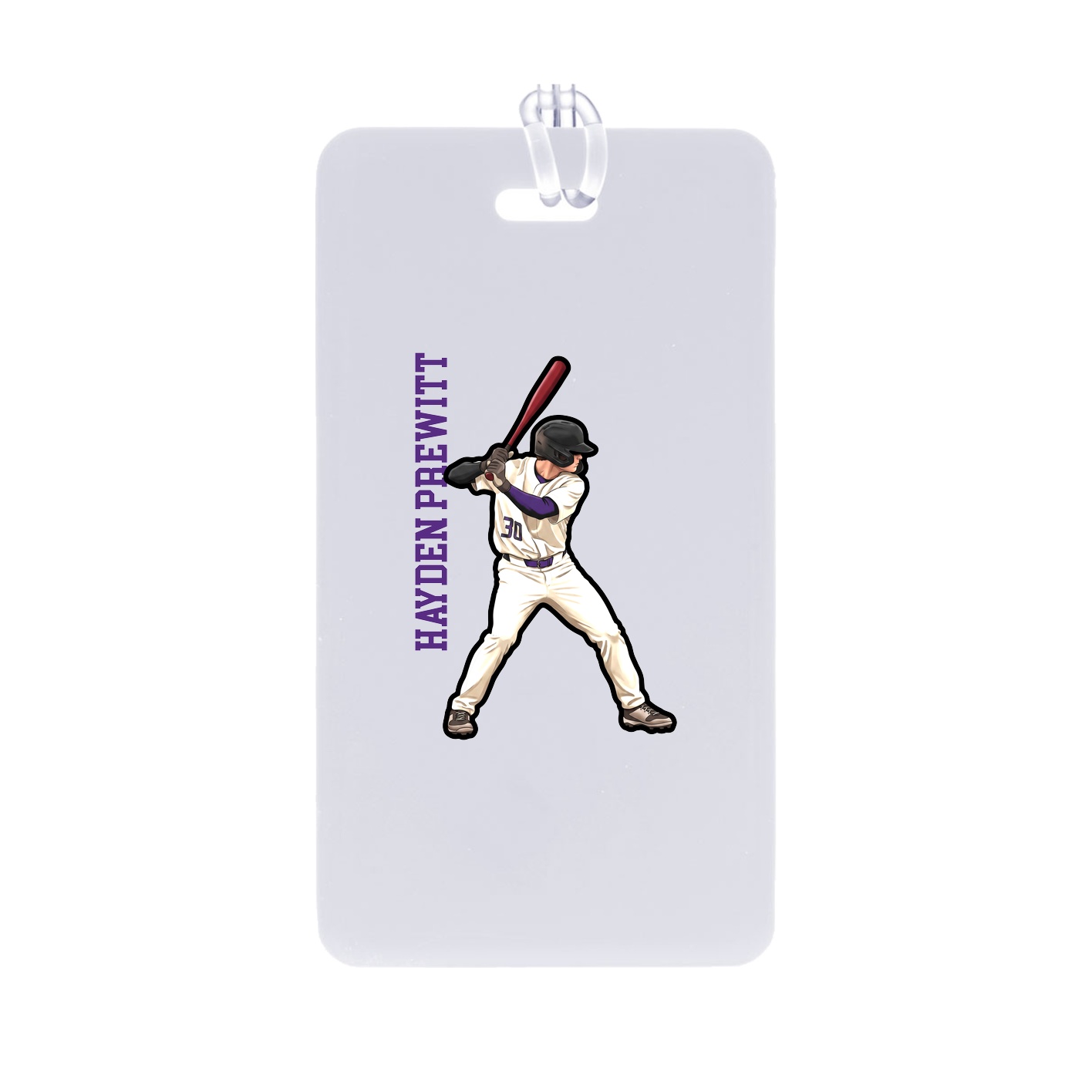 Bag Tag — Name Vertical in Classic