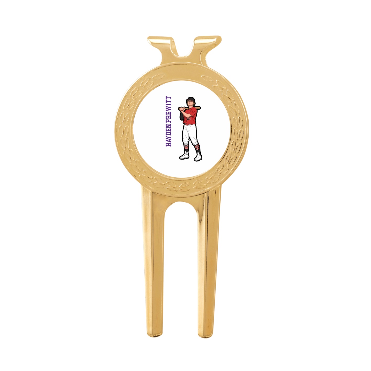 Divot Tool with Ball Marker — Name Vertical in Classic