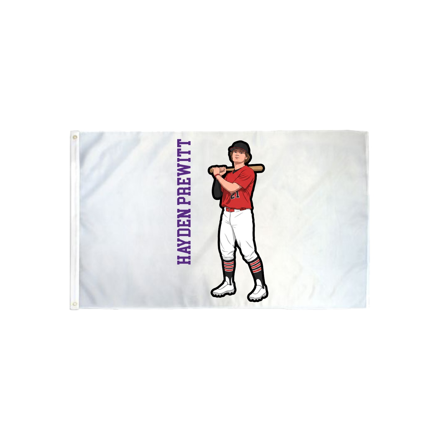 3x5 Flag — Name Vertical in Classic