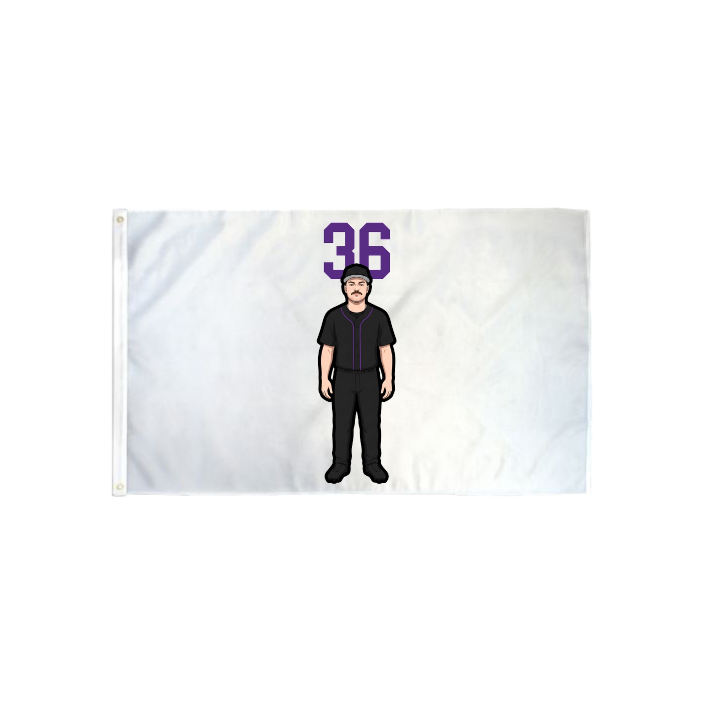 3x5 Flag — Number Top in Classic