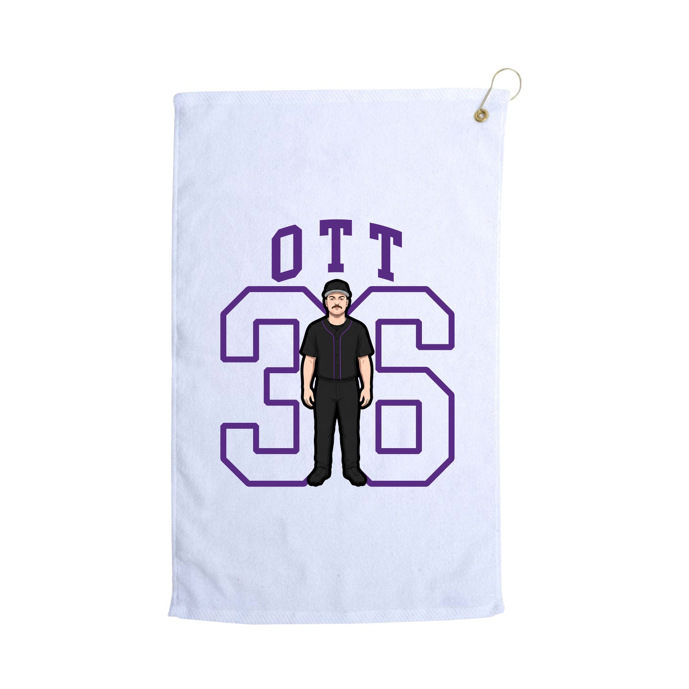 Golf Towel — Shirsey in White