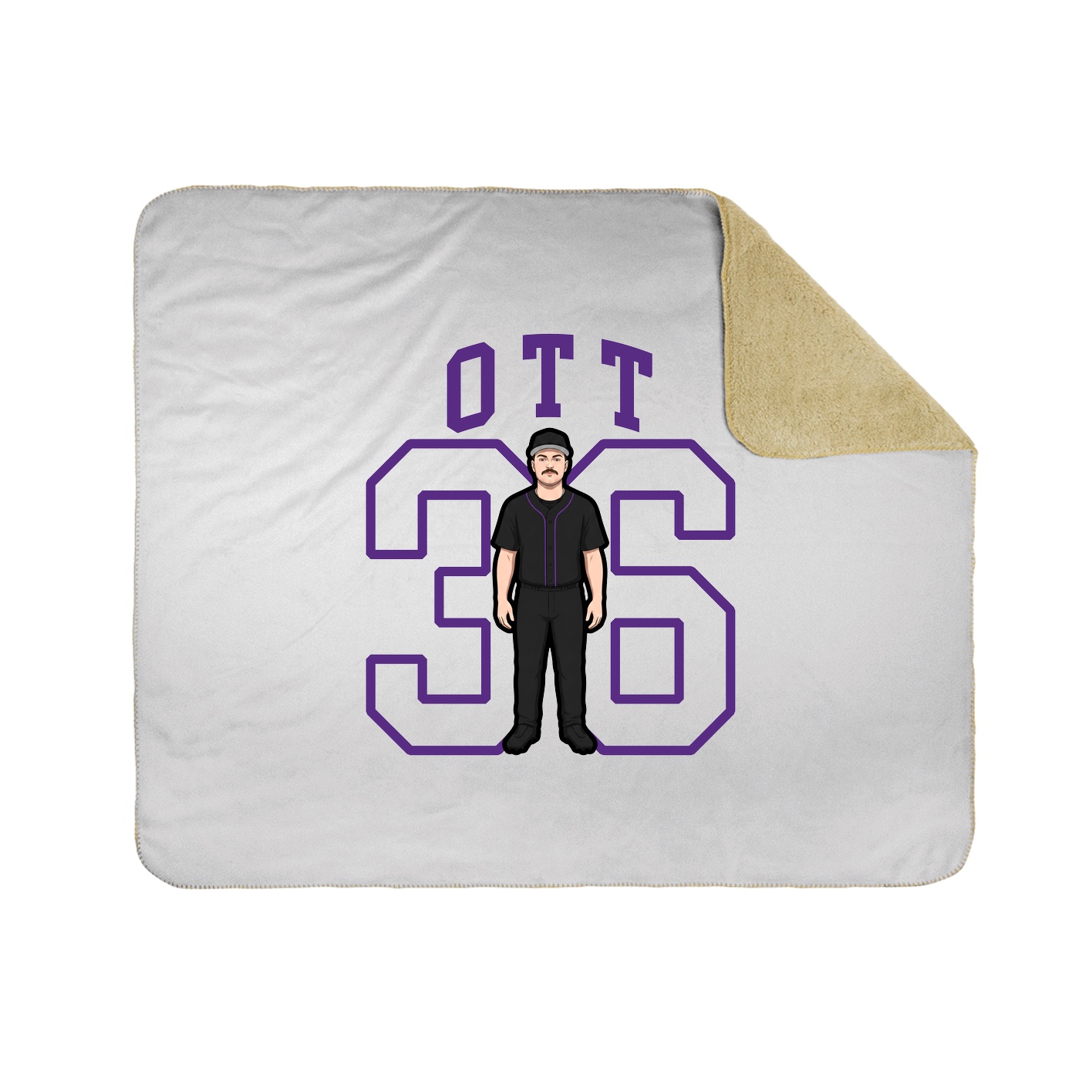 Throw Blanket — Shirsey in White