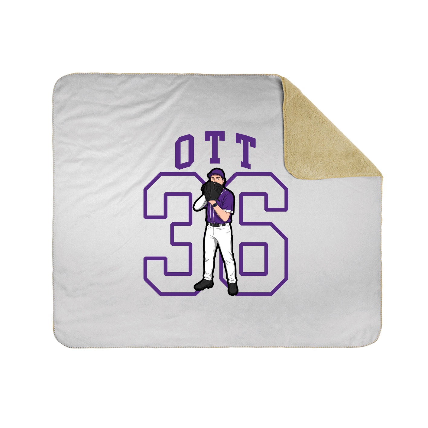 Throw Blanket — Shirsey in White