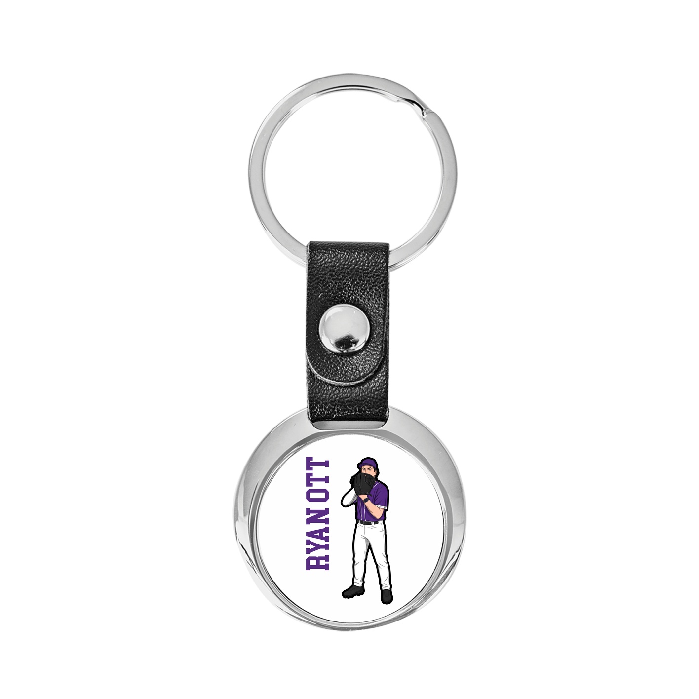 Key Chain — Name Vertical in Classic