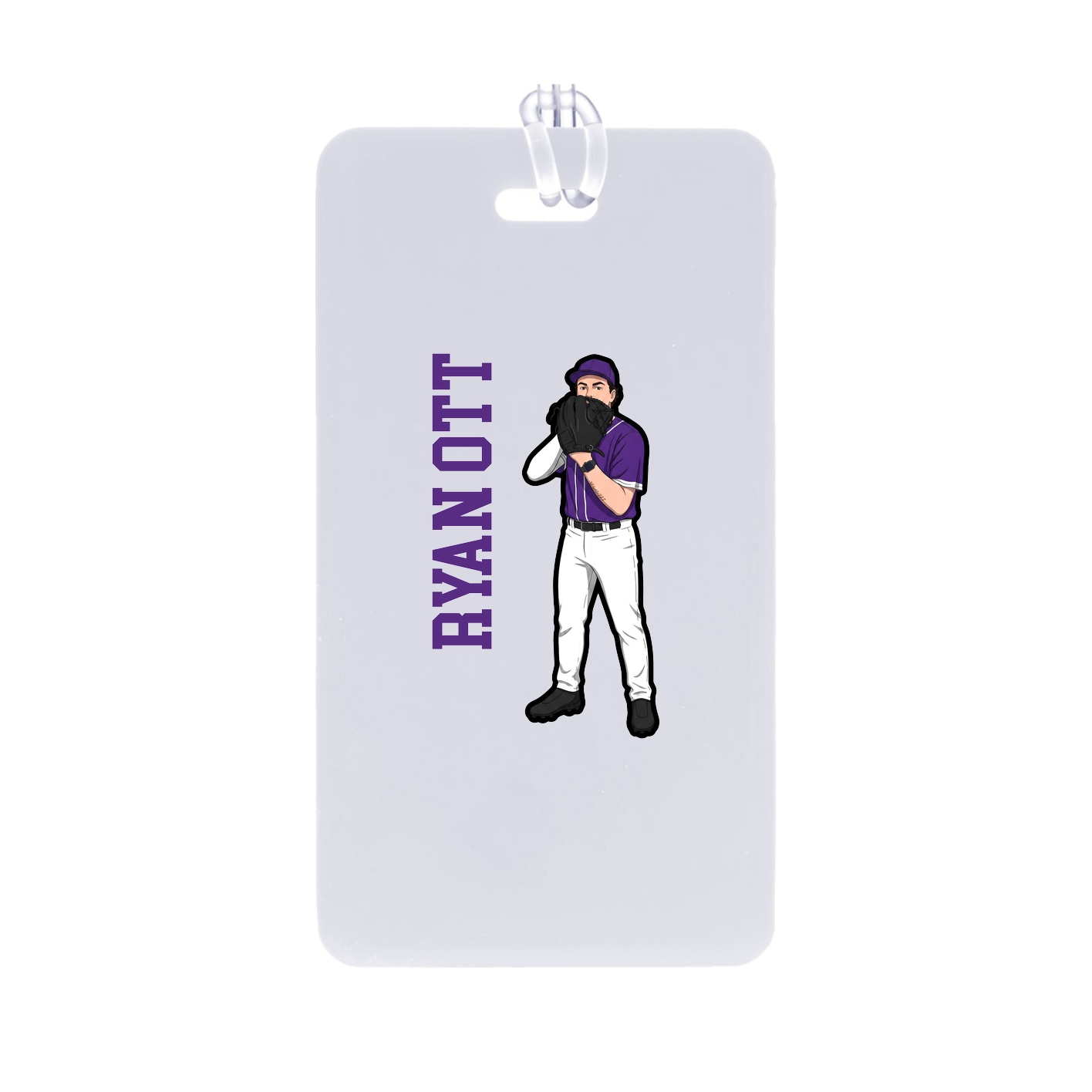 Bag Tag — Name Vertical in Classic