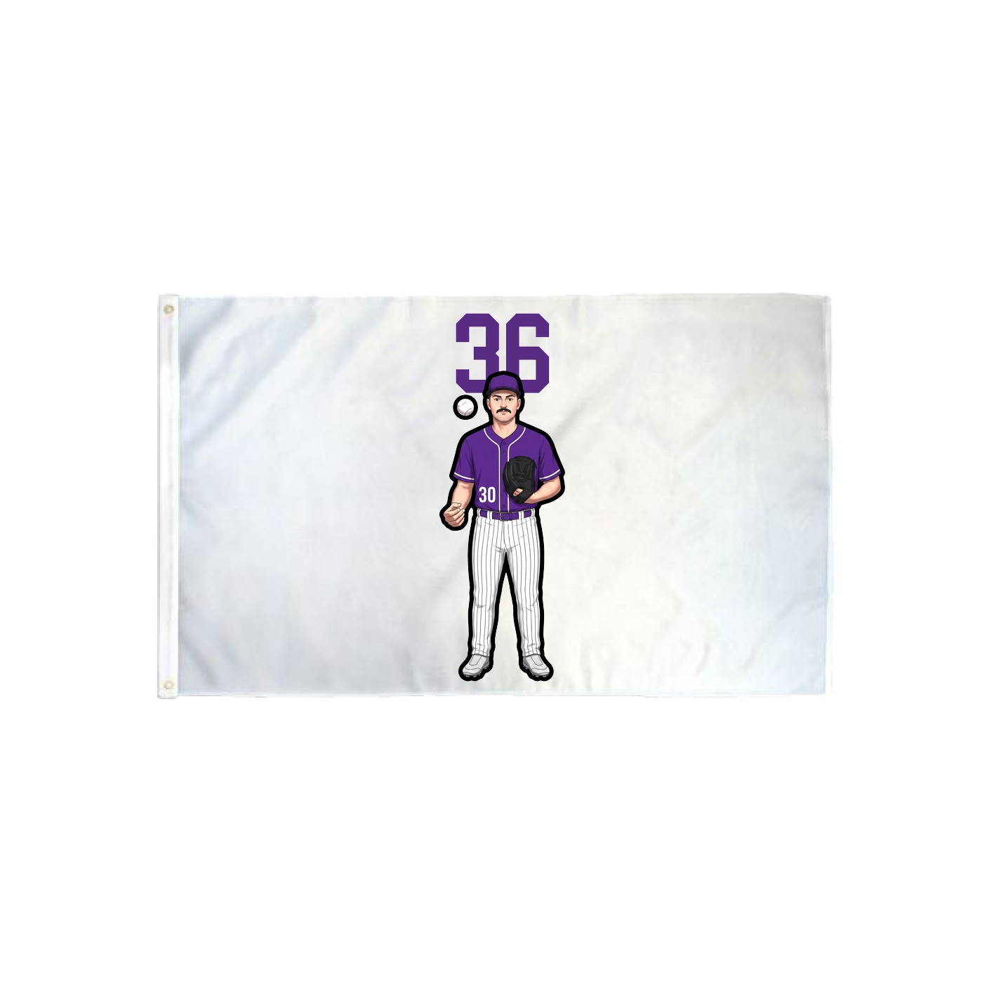 3x5 Flag — Number Top in Classic