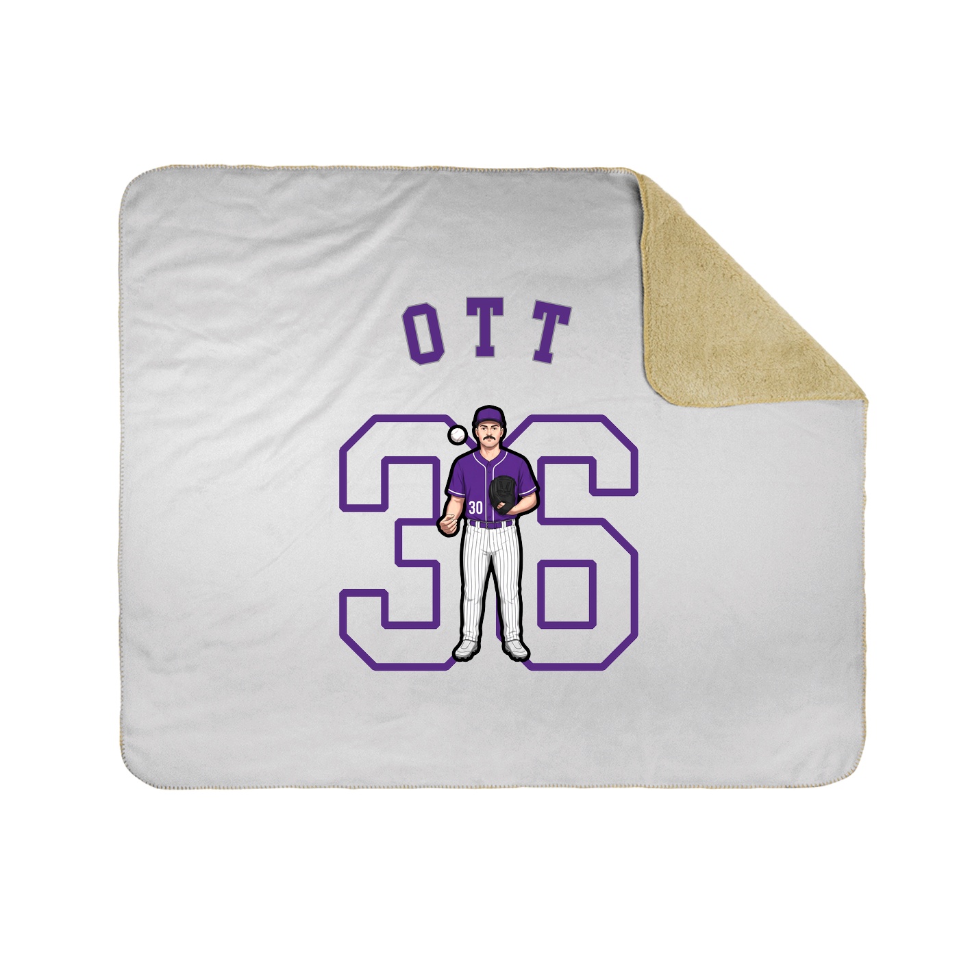 Throw Blanket — Shirsey Arch in White