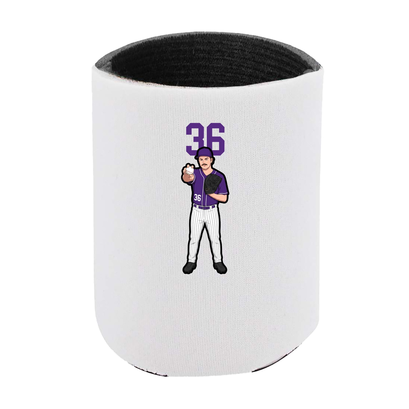 Can Holder — Number Top in White