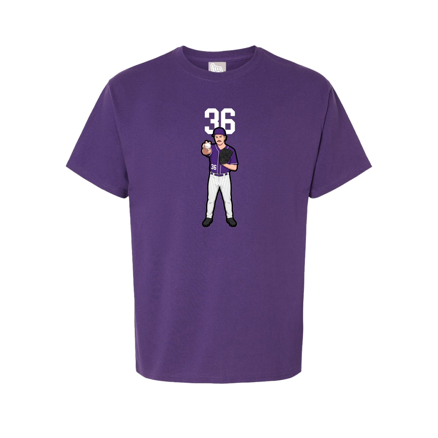 Tee — Number Top in Purple