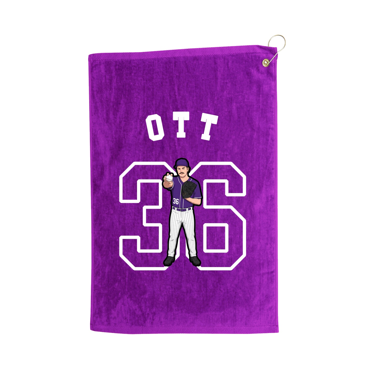 Golf Towel — Shirsey Arch in Purple