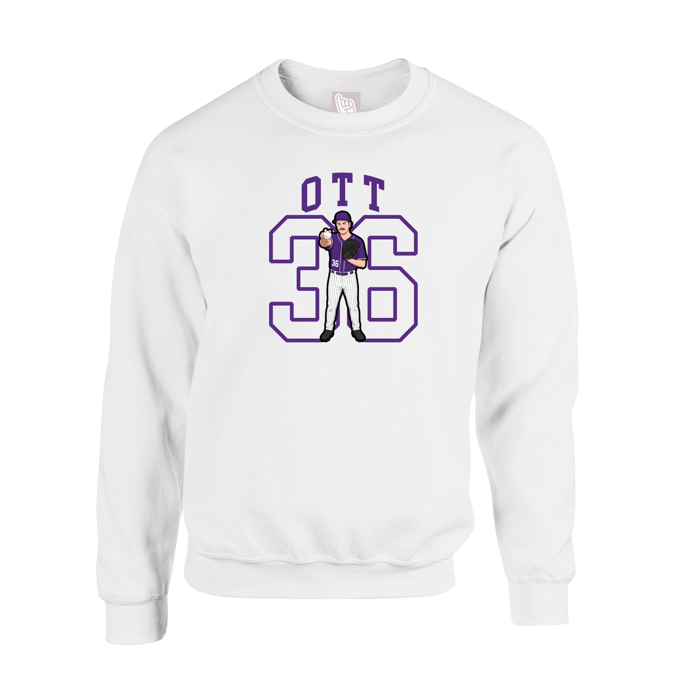 Fleece Crew — Shirsey in White