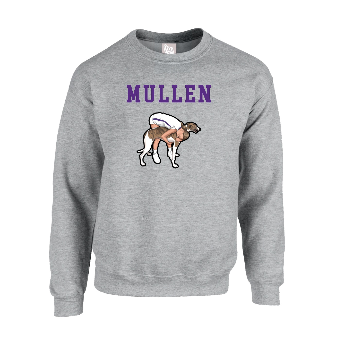 Fleece Crew — Shirsey in Grey