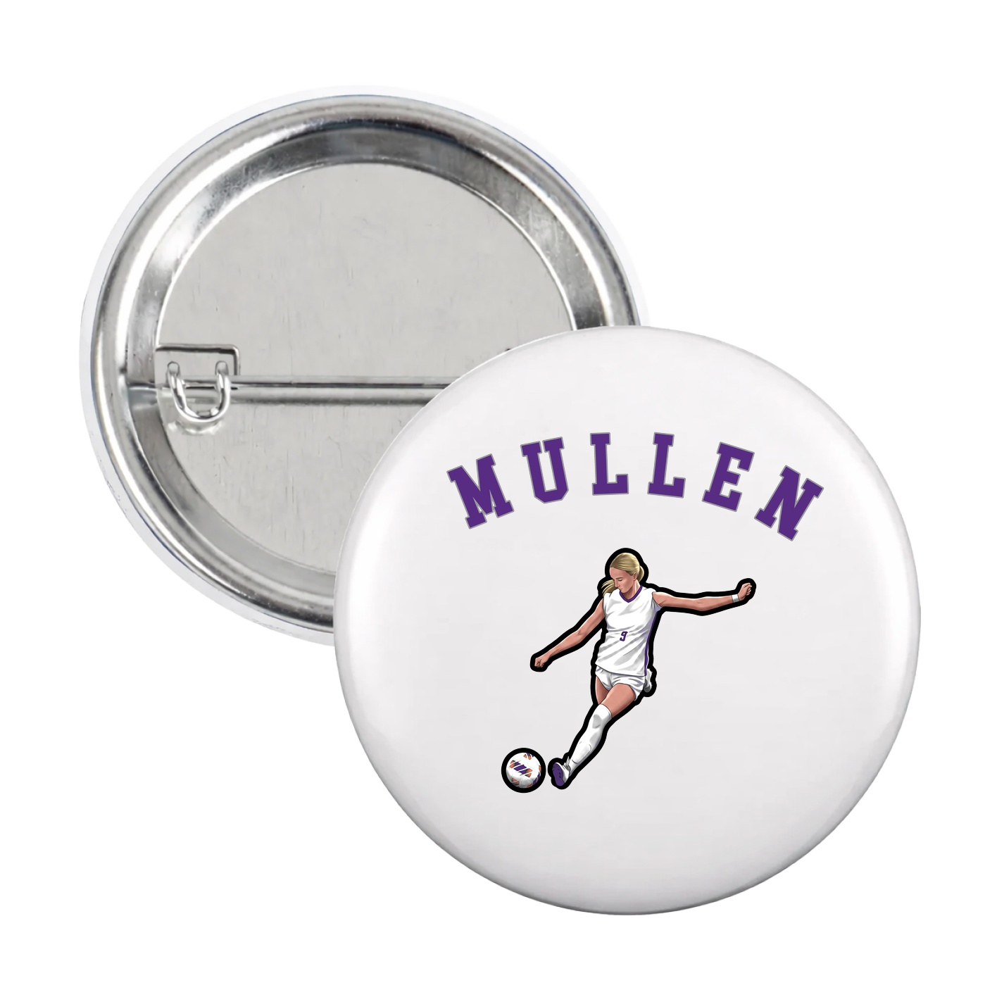 Game Day Button — Shirsey Arch in White