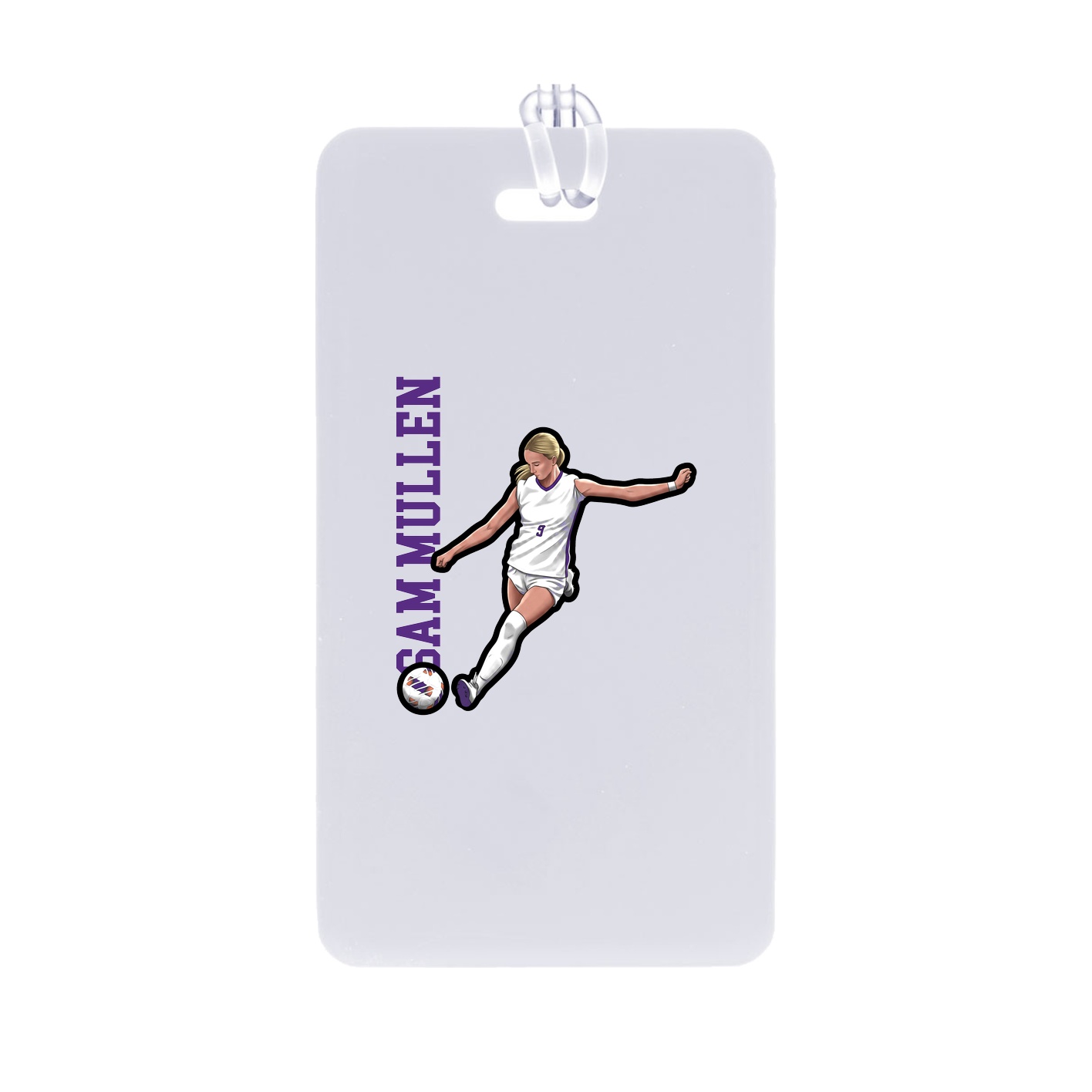 Bag Tag — Name Vertical in Classic