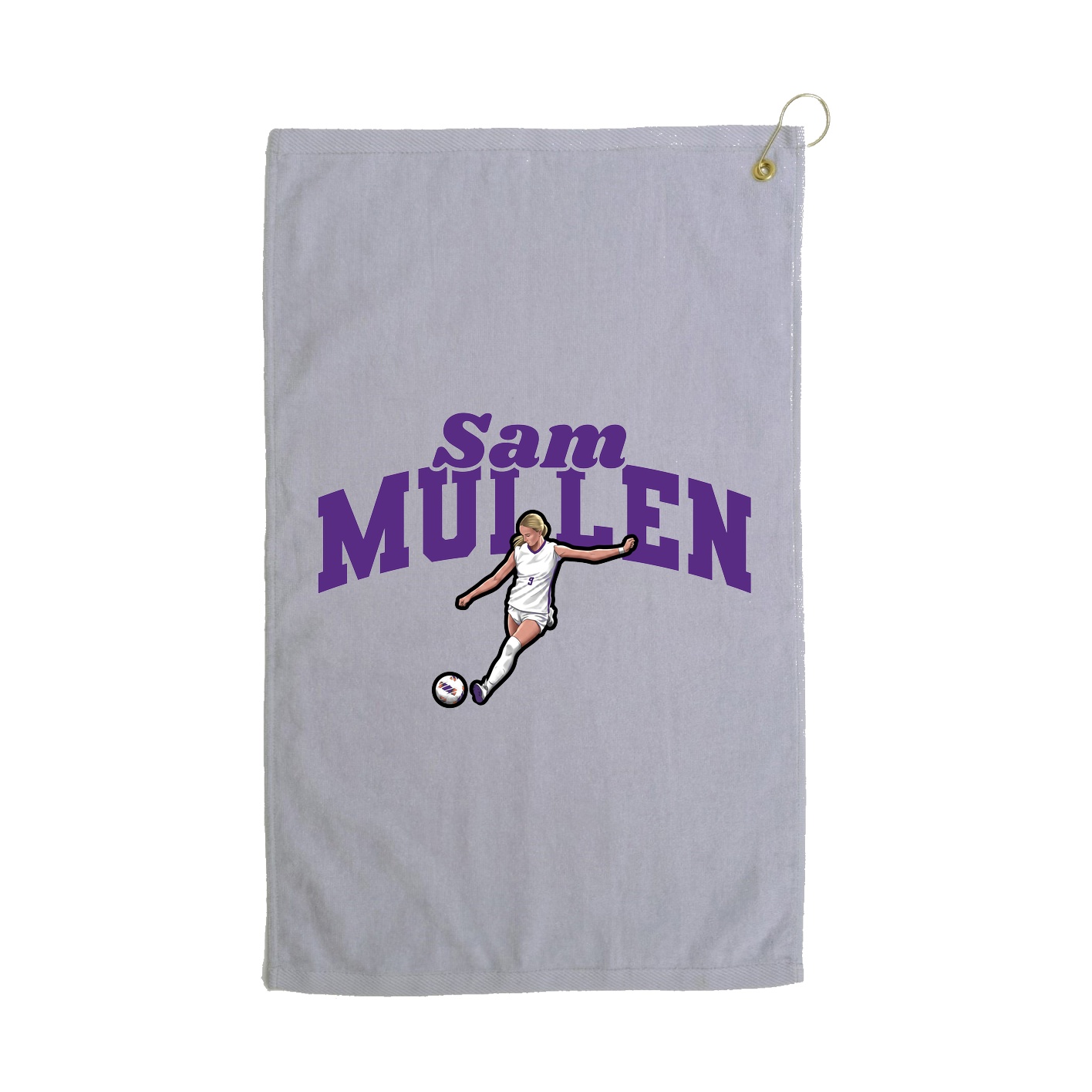 Golf Towel — Signature Arch in Grey
