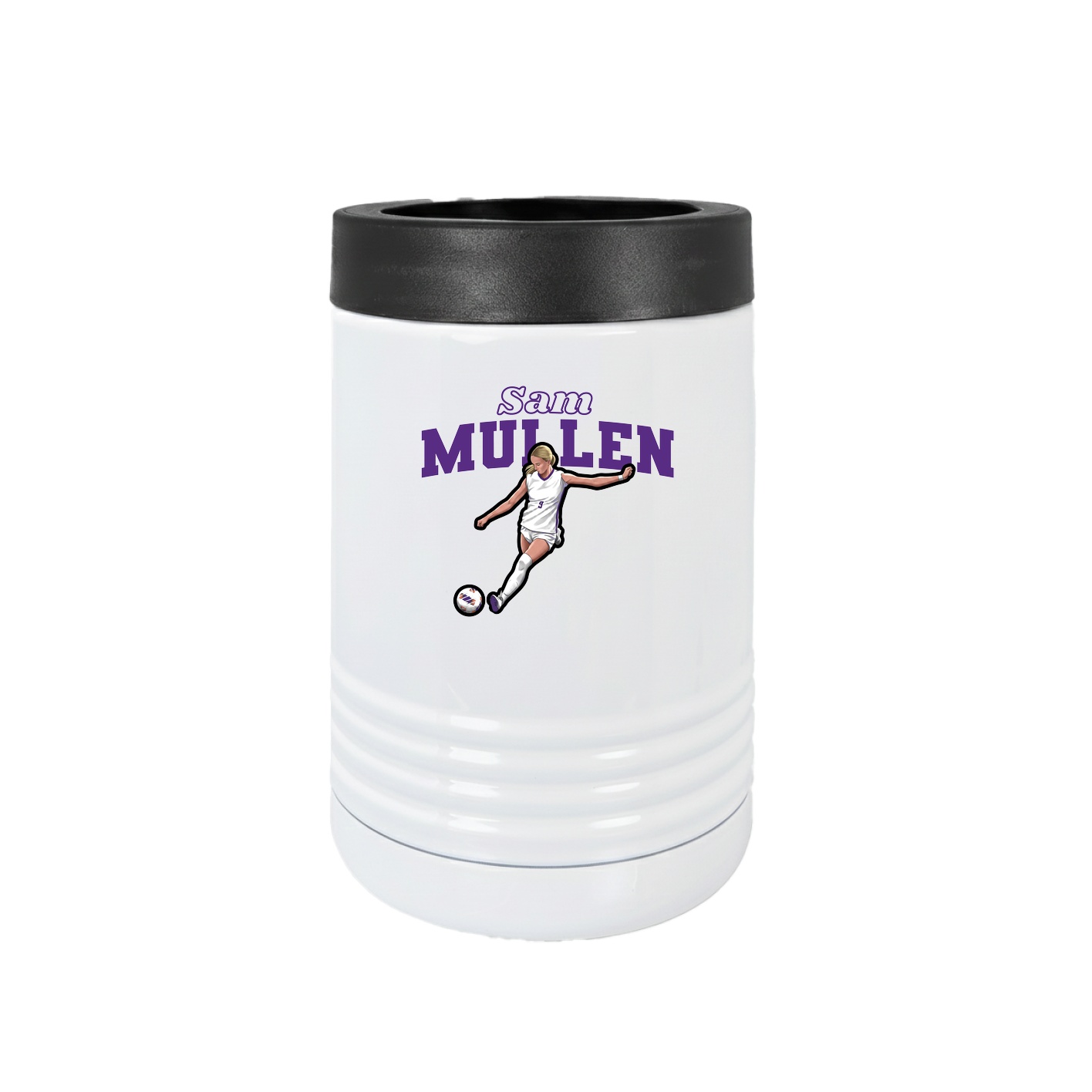 Beverage Holder — Name Arch in White
