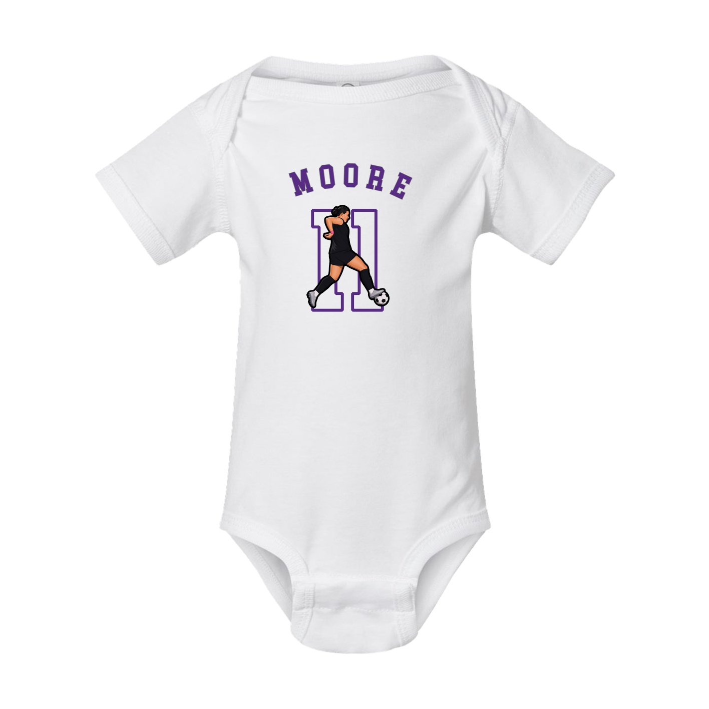 Baby Onesie — Shirsey Arch in White