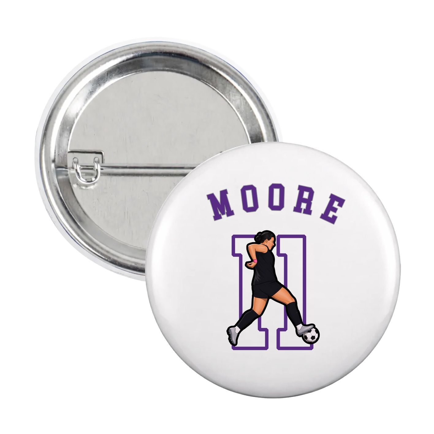 Game Day Button — Shirsey Arch in White